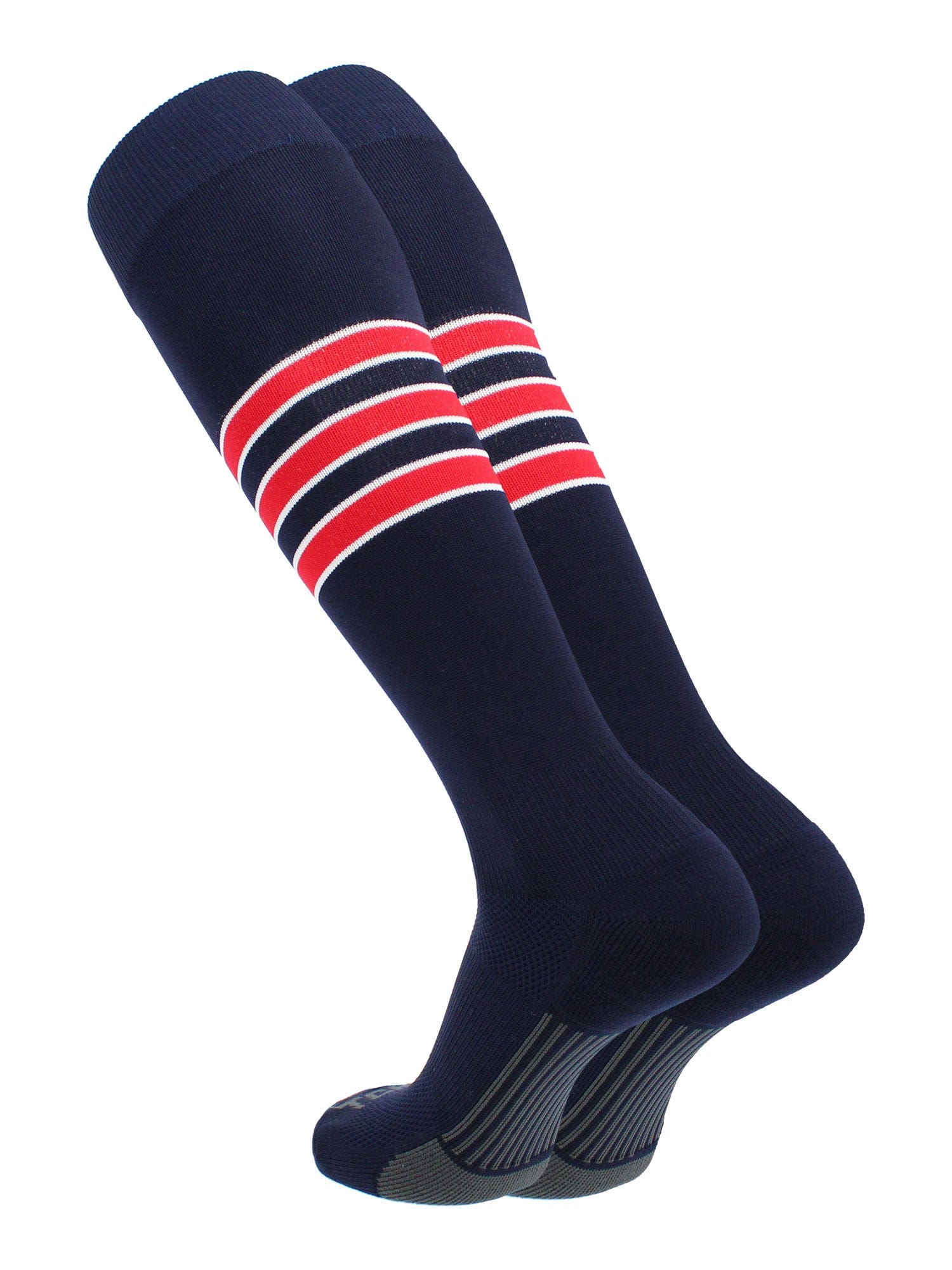 TCK Made in USA Dugout Series Accent Trim Striped Baseball Socks - Image 19