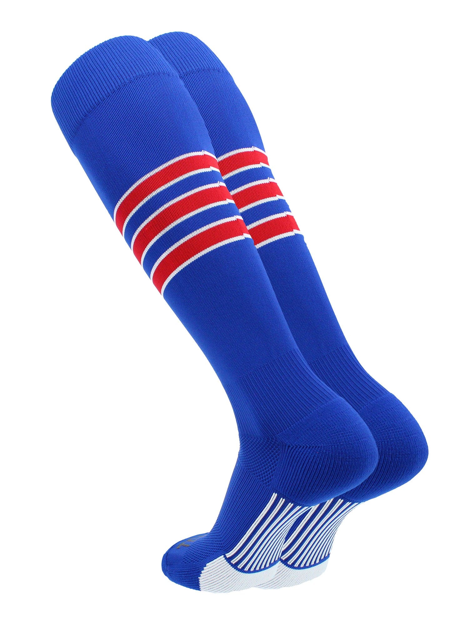 TCK Made in USA Dugout Series Accent Trim Striped Baseball Socks - Image 20