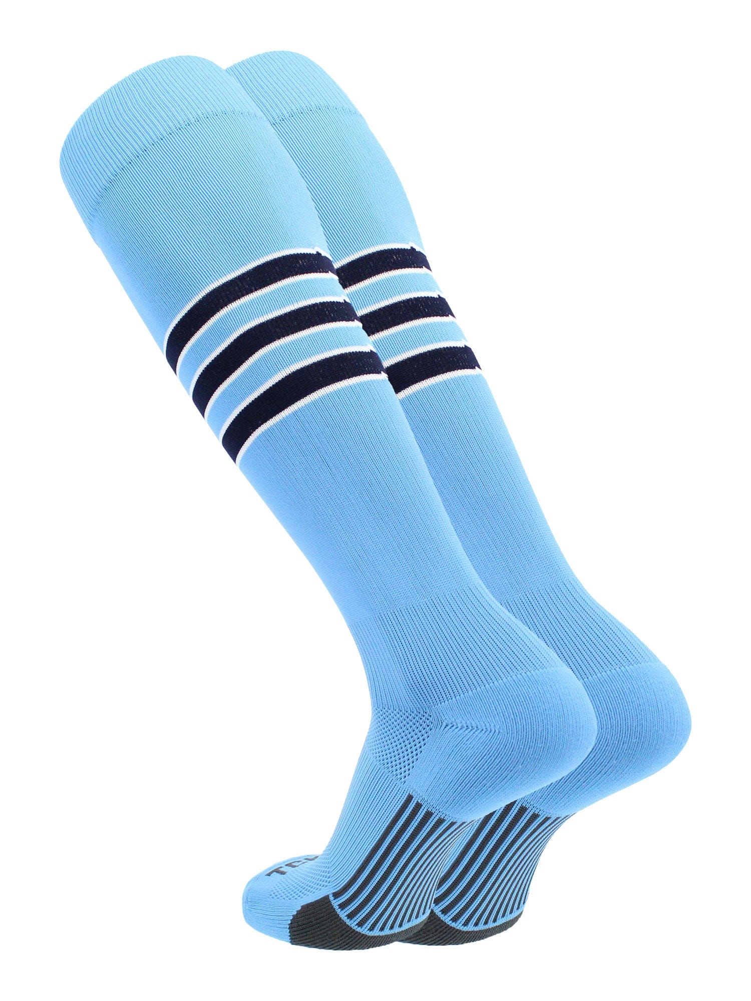 TCK Made in USA Dugout Series Accent Trim Striped Baseball Socks - Image 23