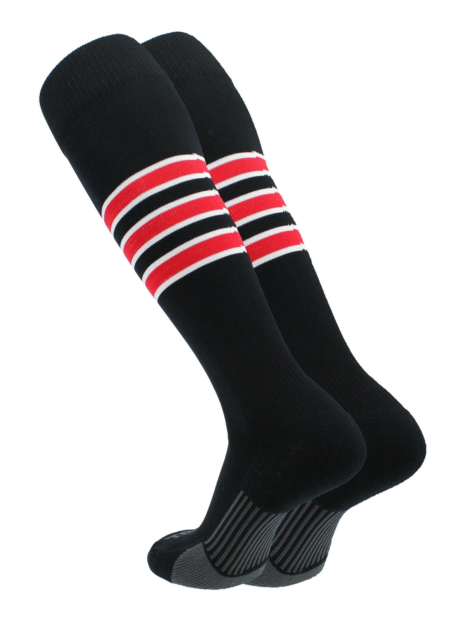 TCK Made in USA Dugout Series Accent Trim Striped Baseball Socks - Image 25