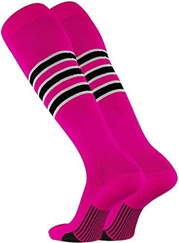 TCK Made in USA Dugout Series Accent Trim Striped Baseball Socks - Image 27