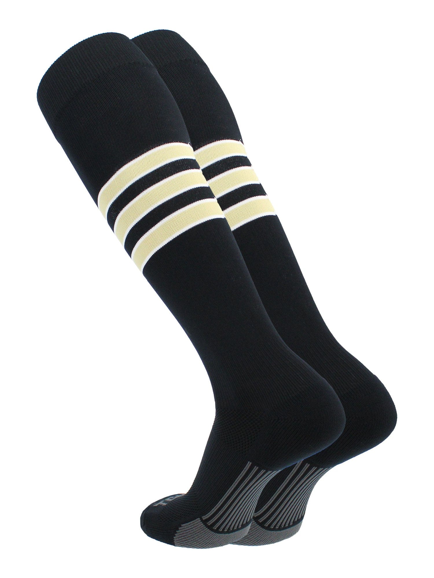 TCK Made in USA Dugout Series Accent Trim Striped Baseball Socks - Image 7