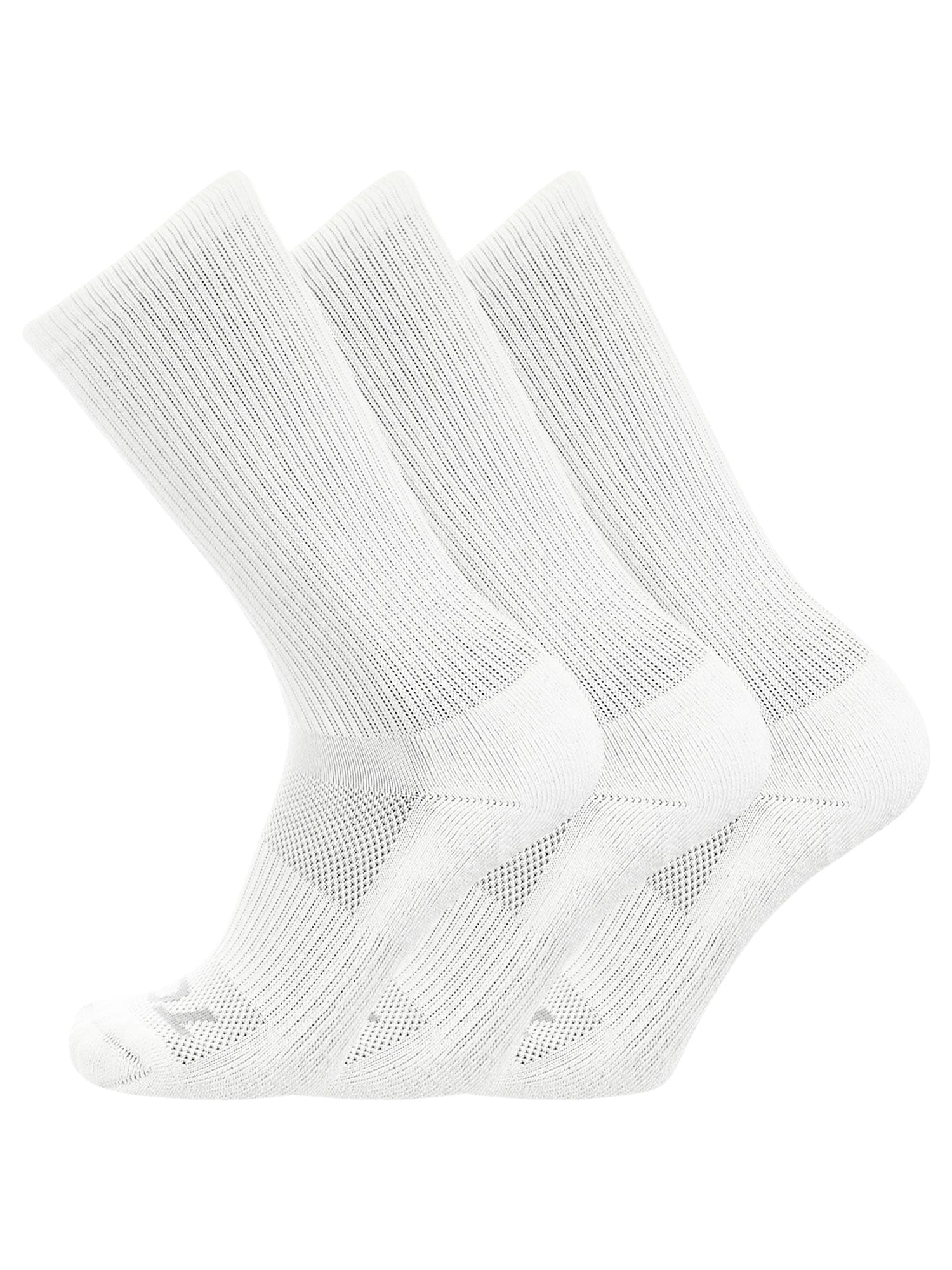 Seamless, Cushioned Crew Socks: Moisture Wicking Work & Sport - Image 16