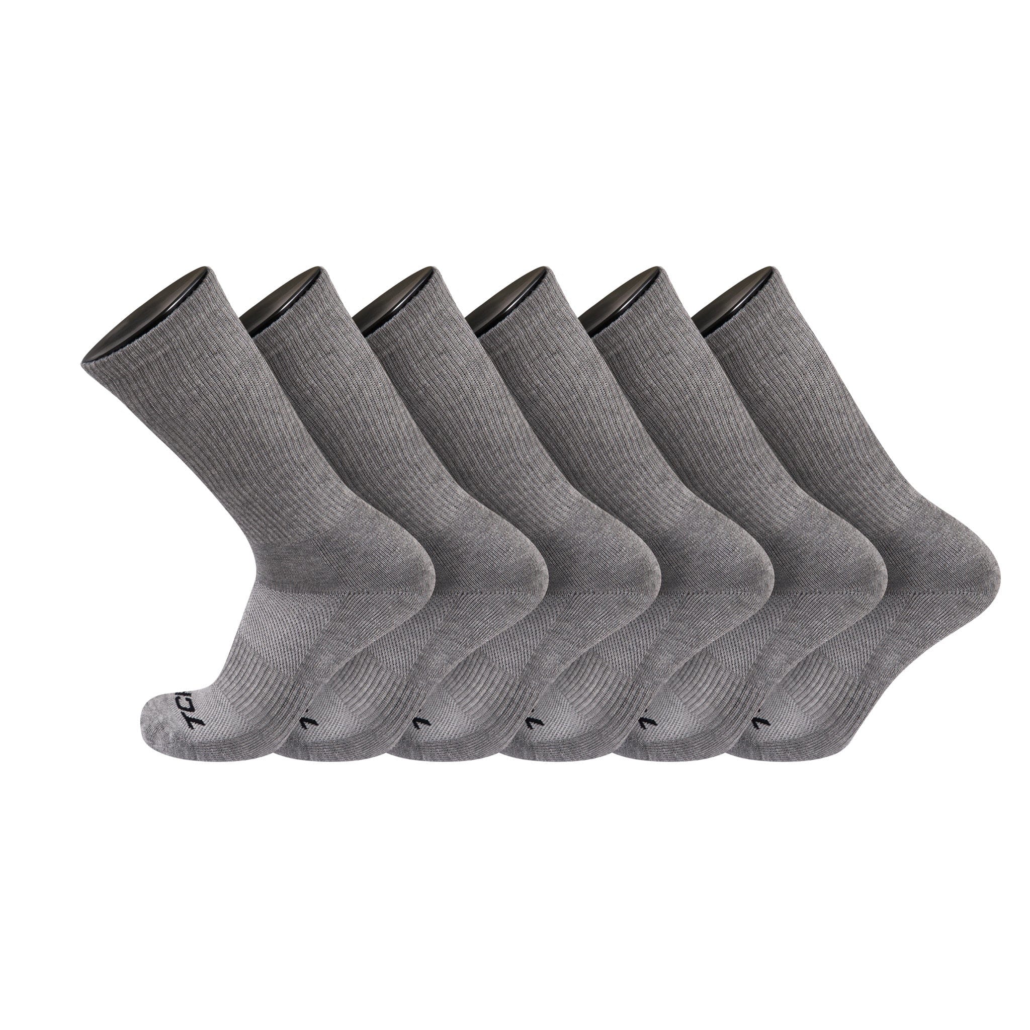 Seamless, Cushioned Crew Socks: Moisture Wicking Work & Sport - Image 18