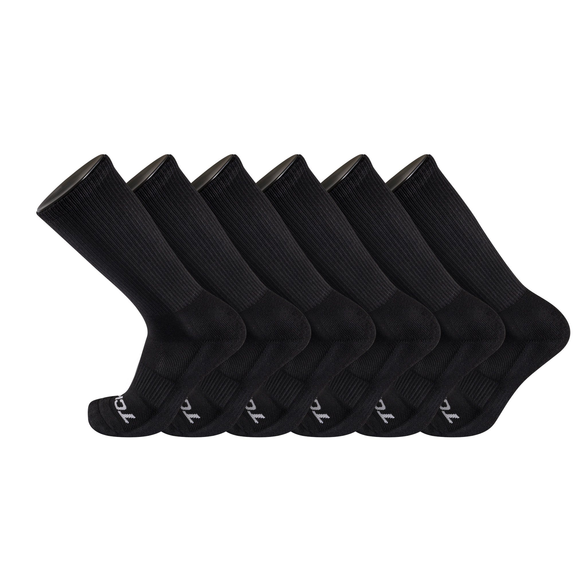 Seamless, Cushioned Crew Socks: Moisture Wicking Work & Sport - Image 19
