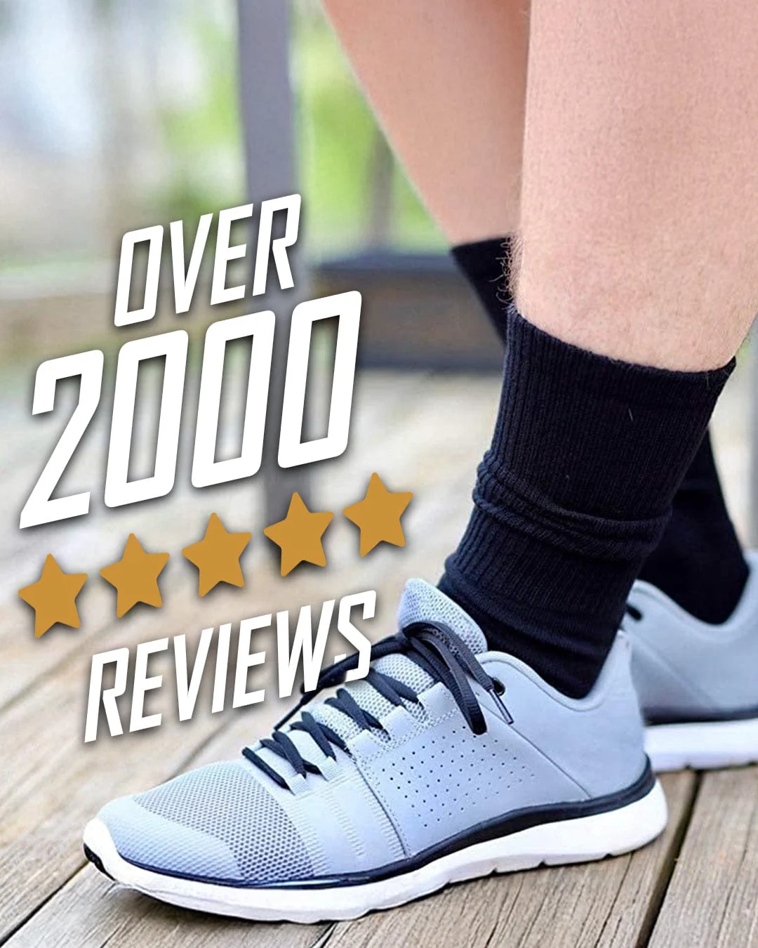 Seamless, Cushioned Crew Socks: Moisture Wicking Work & Sport - Image 3