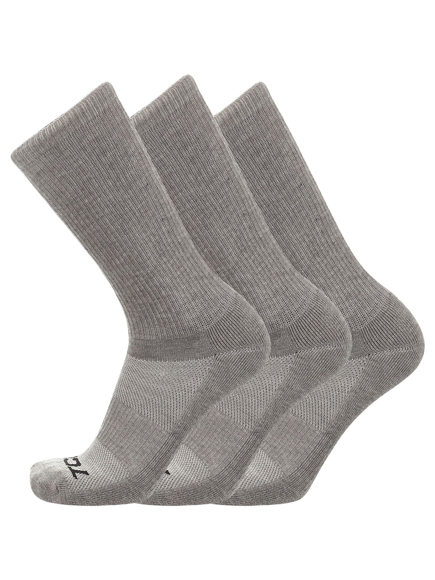 Seamless, Cushioned Crew Socks: Moisture Wicking Work & Sport - Image 6