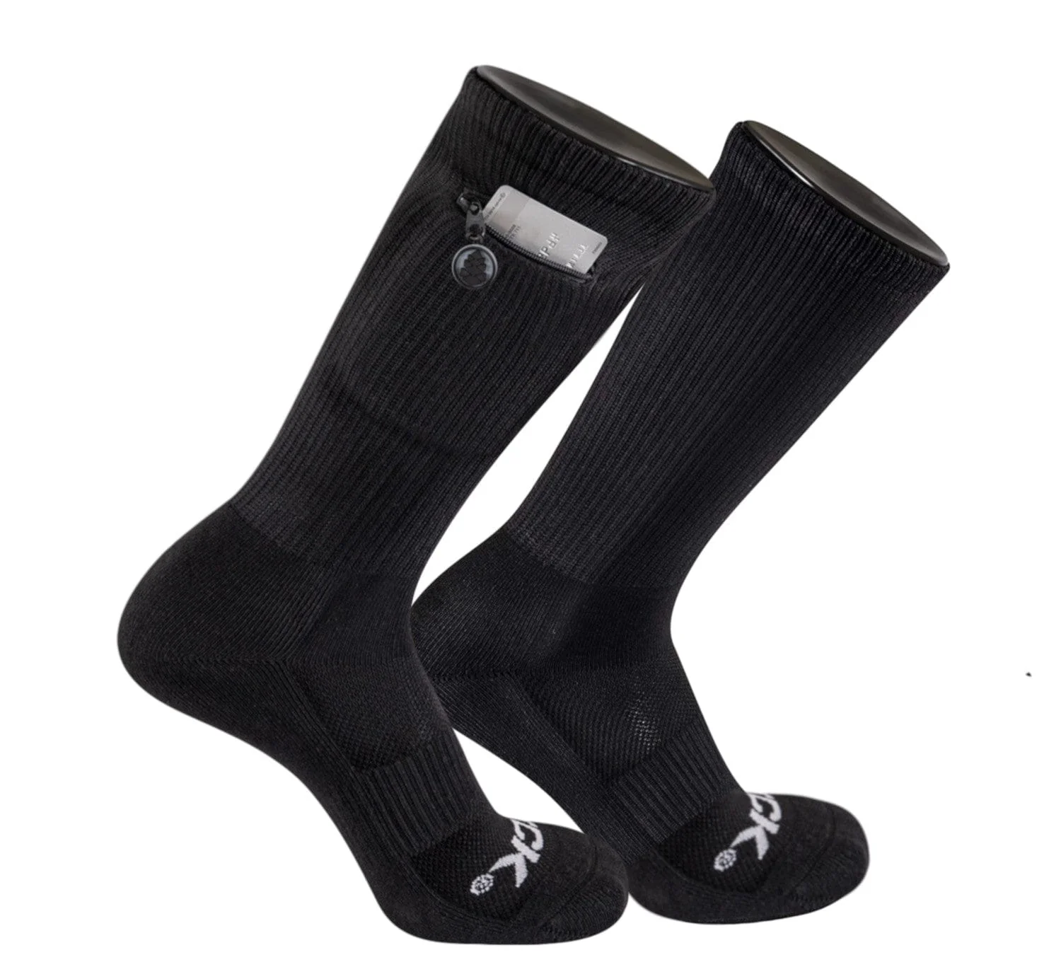 Zip Pocket High Performance Crew Socks - Image 7