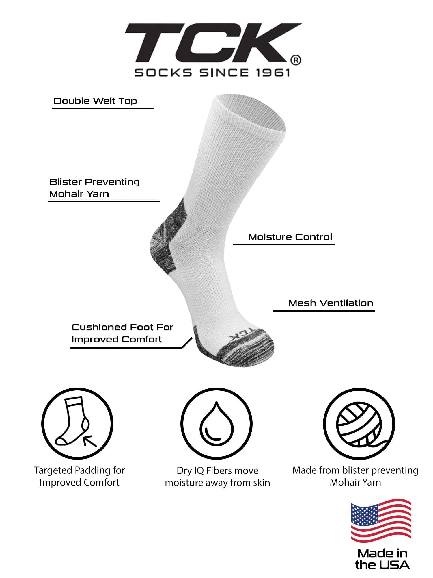 Pickleball Socks Crew Length - Image 4
