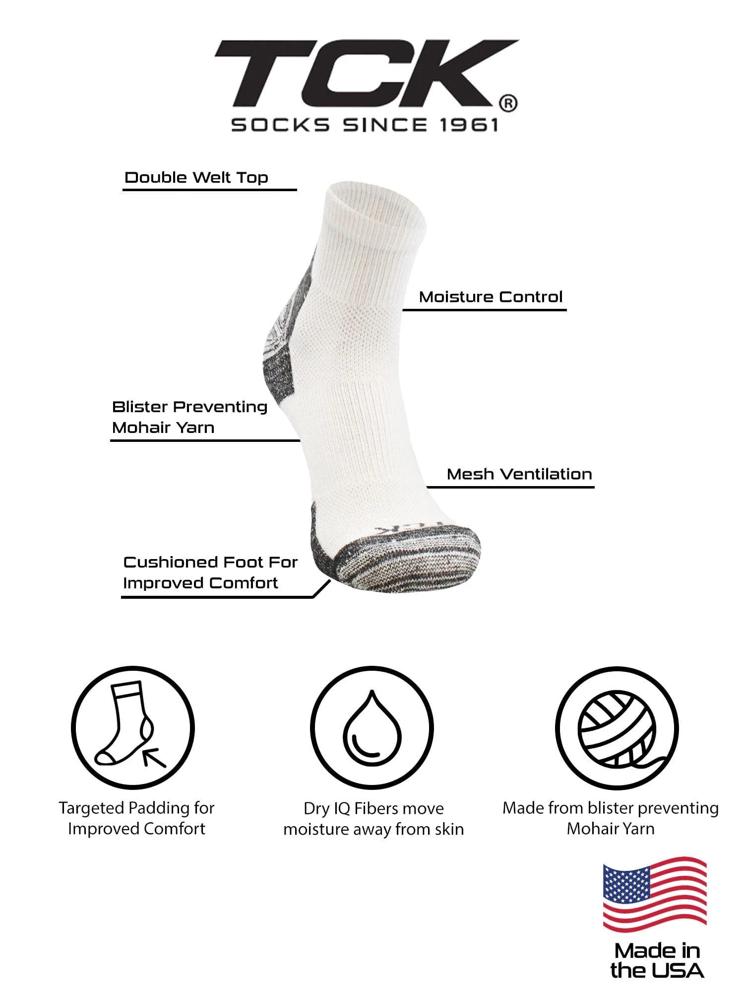 Pickleball Socks Quarter Length - Image 4
