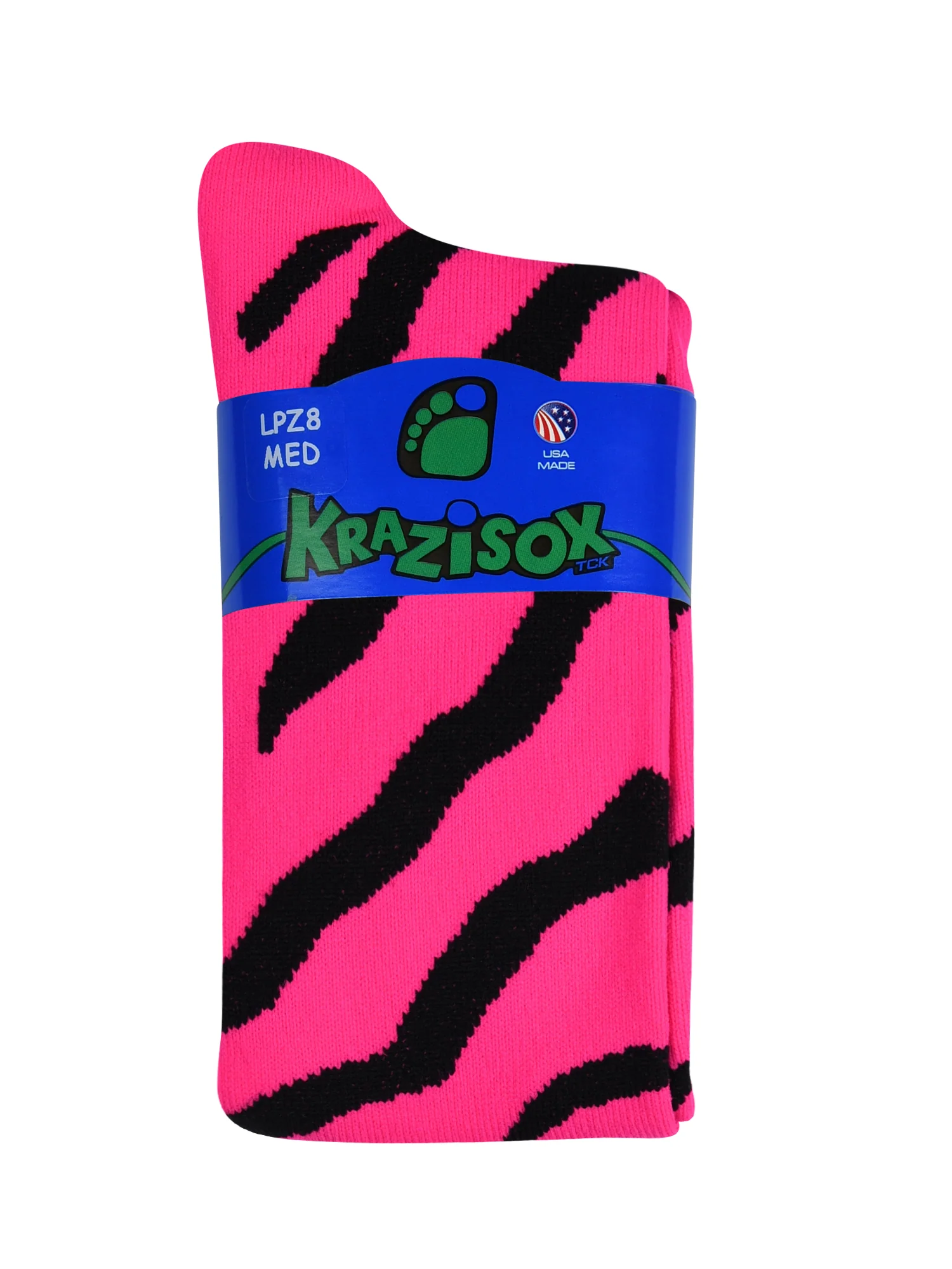 TCK Sports Krazisox Zebra Stripe Socks - Image 2