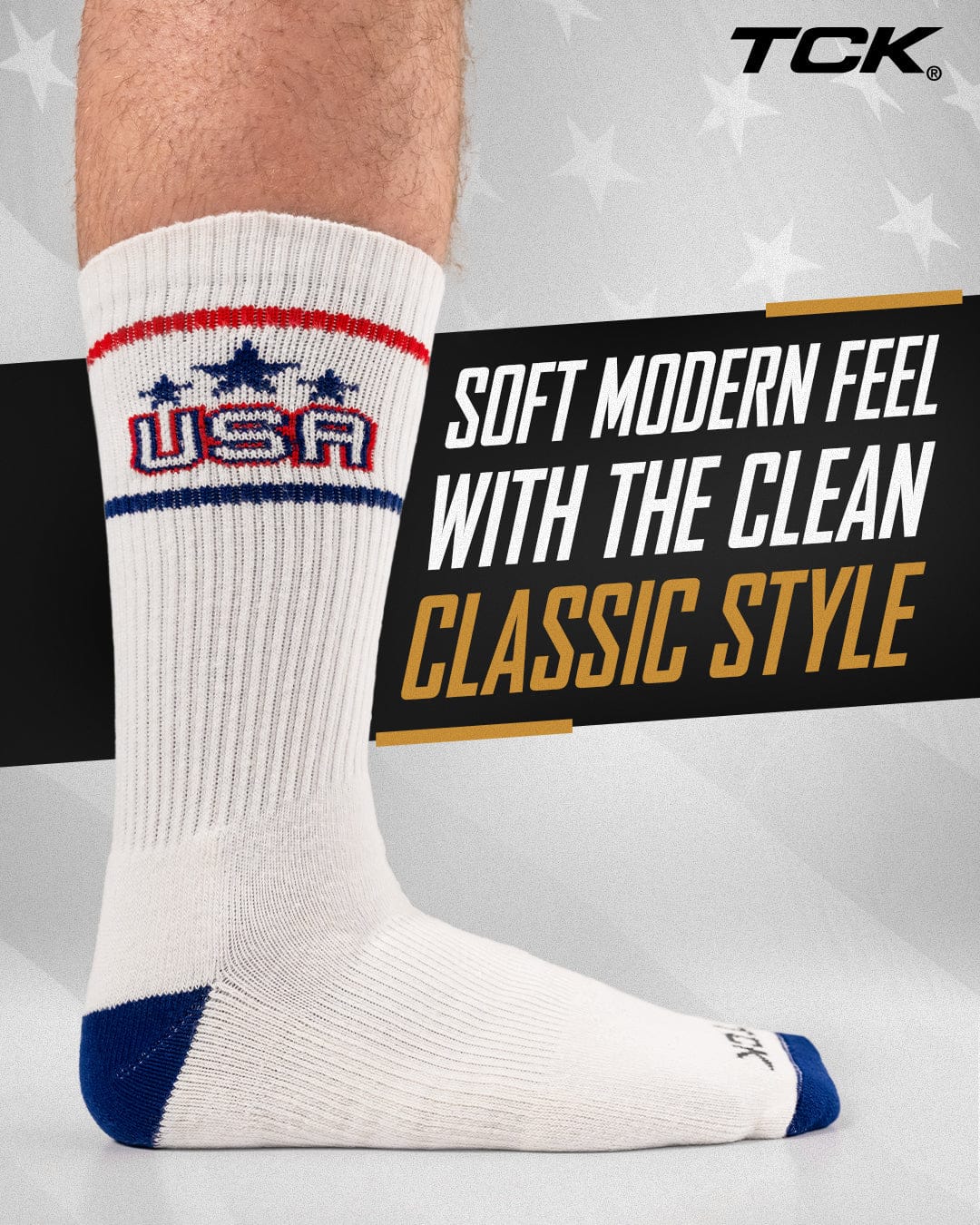 TCK Vintage USA Crew Socks For Men and Women - Image 6