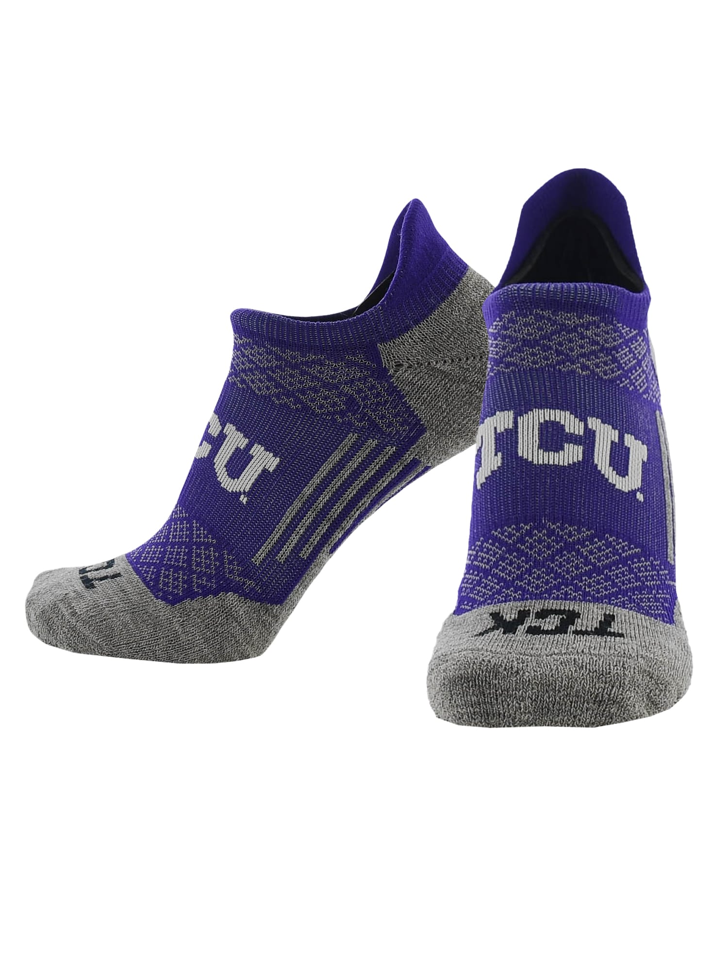 TCU Horned Frogs No Show Tour Socks