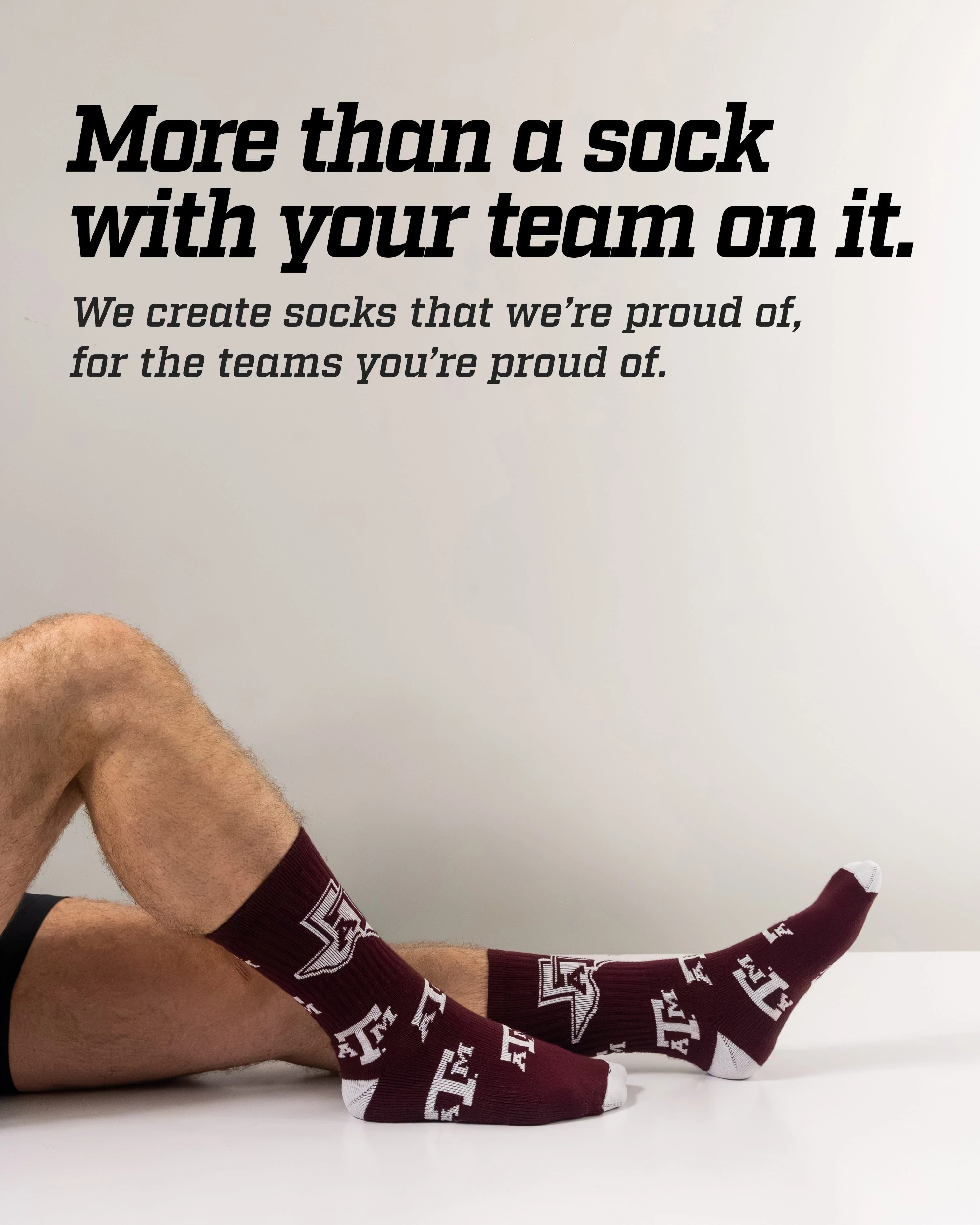 Texas A&M Aggies Mayhem Crew Socks - Image 3