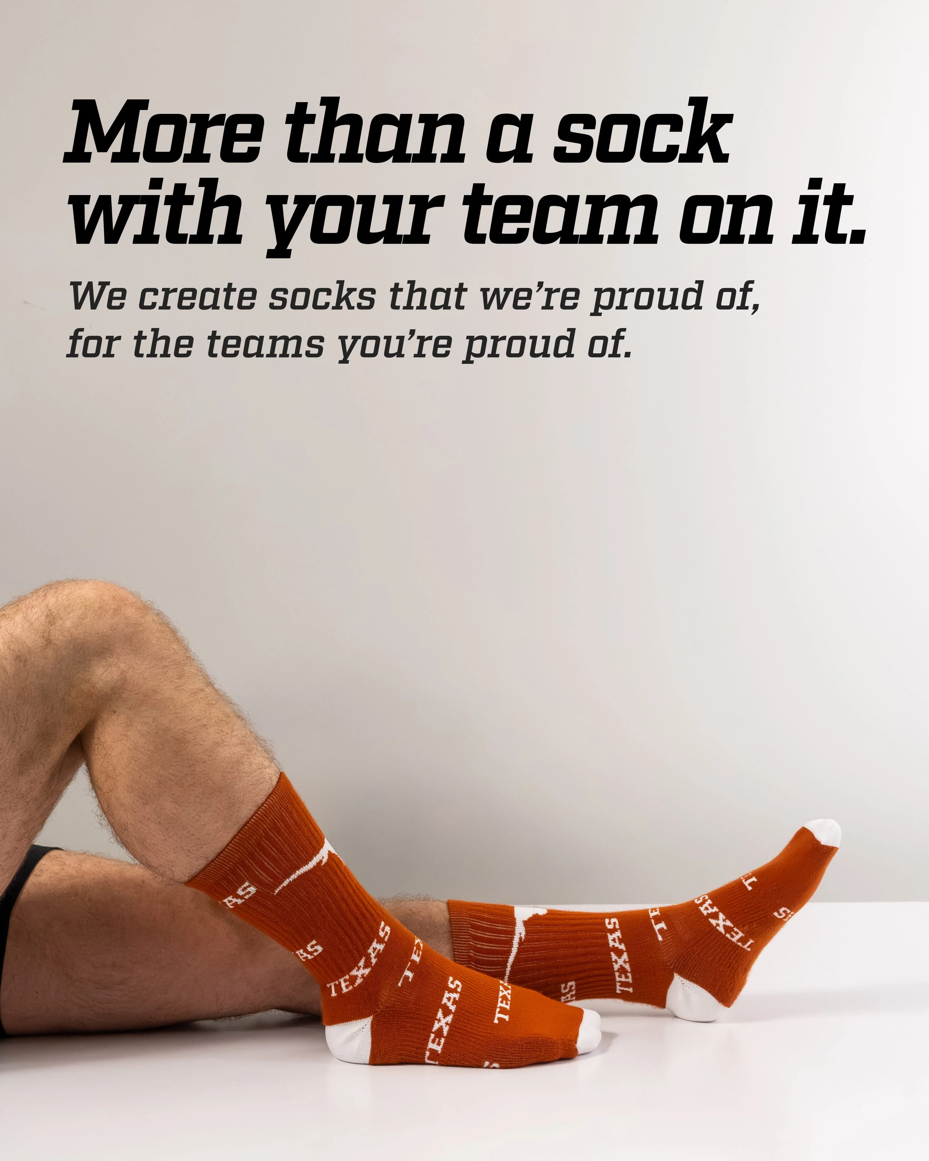 Texas Longhorns Mayhem Crew Socks - Image 3