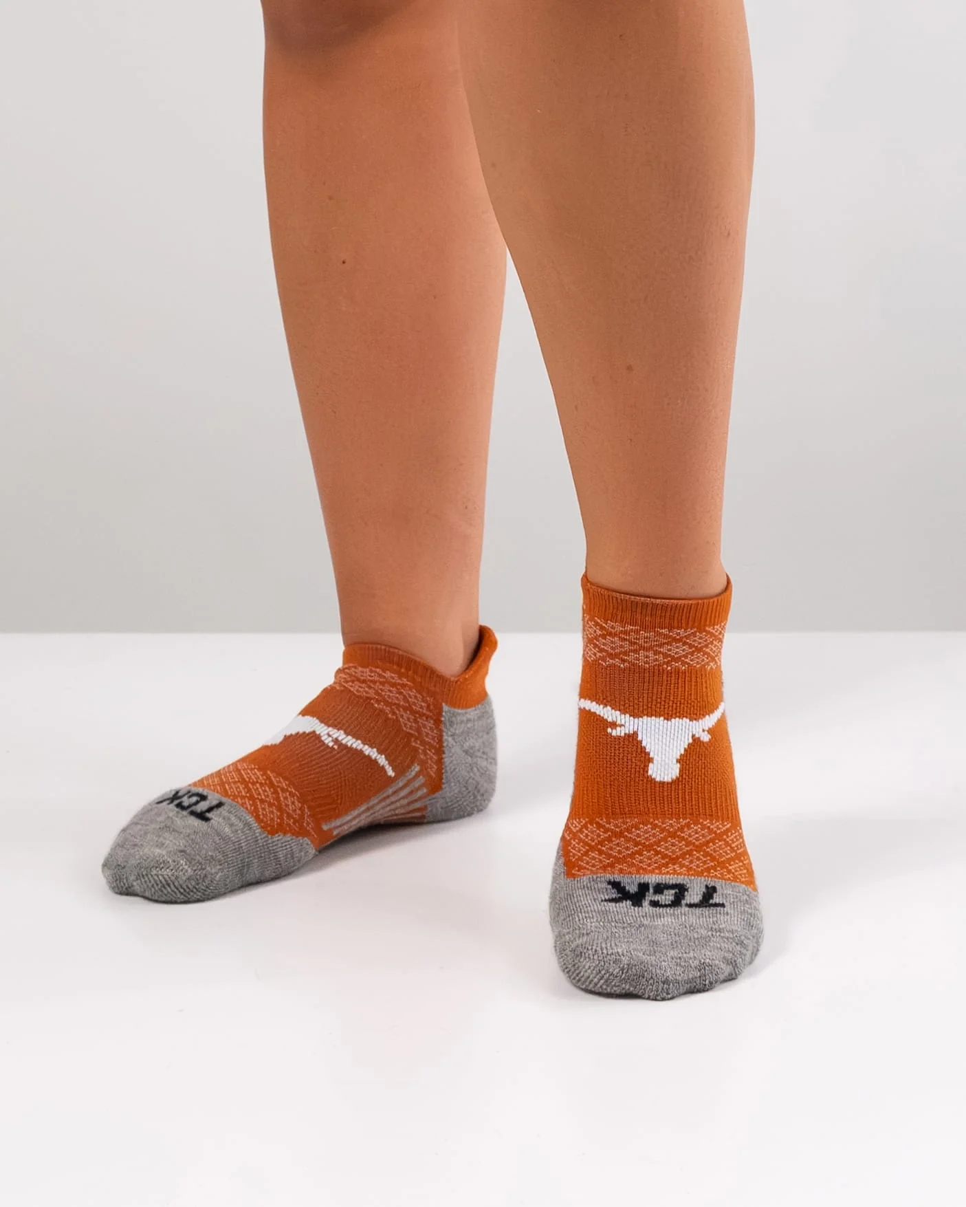 Texas Longhorns No Show Tour Socks - Image 4