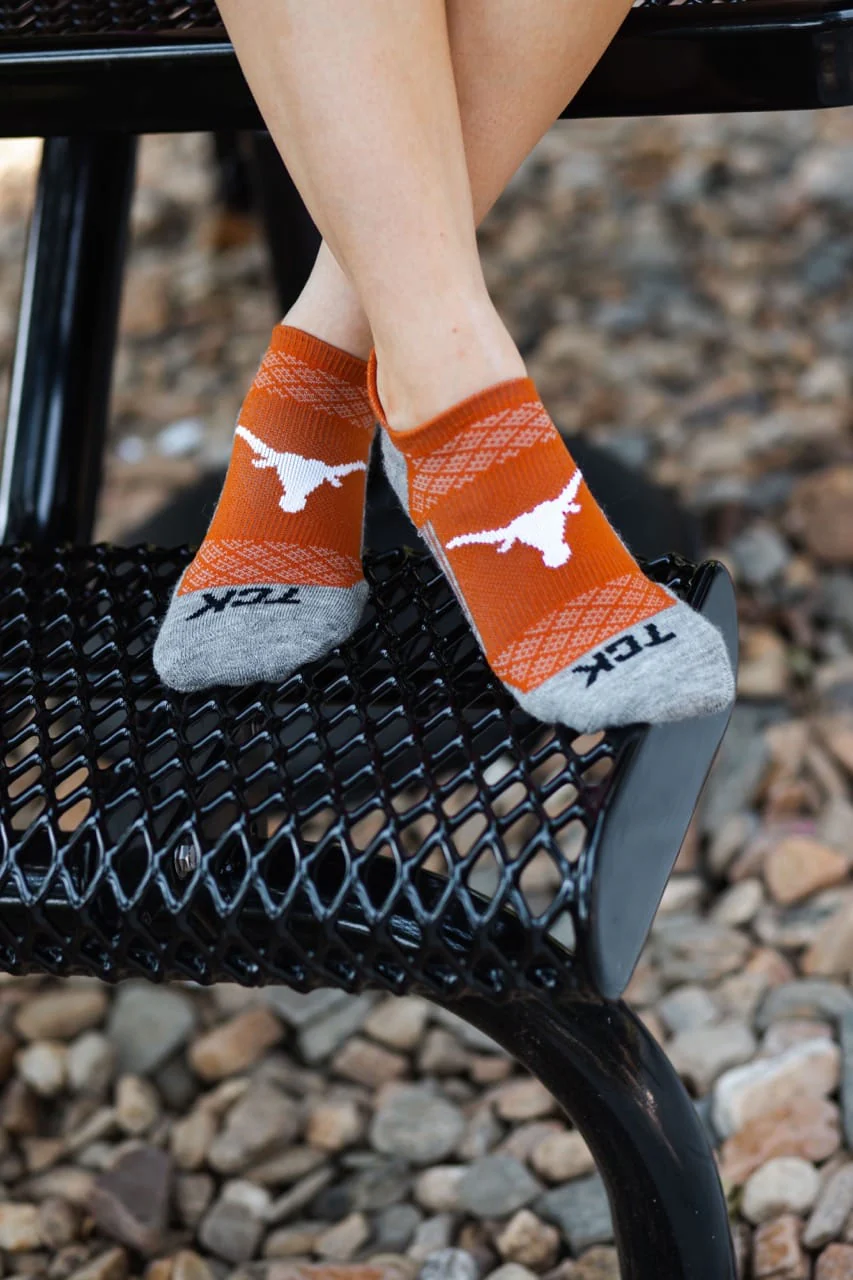 Texas Longhorns No Show Tour Socks - Image 6