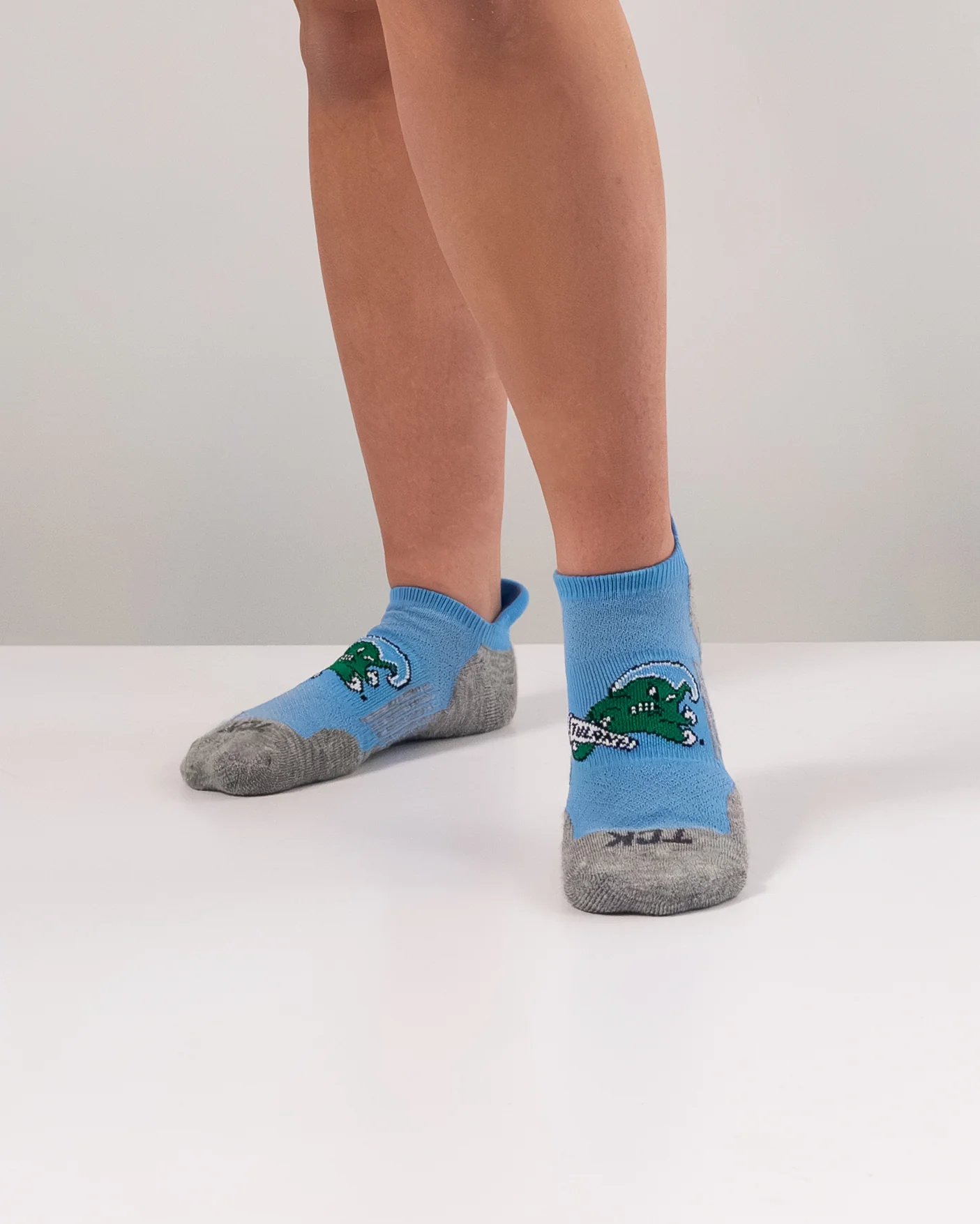 Tulane Green Wave No Show Tour Socks - Image 4