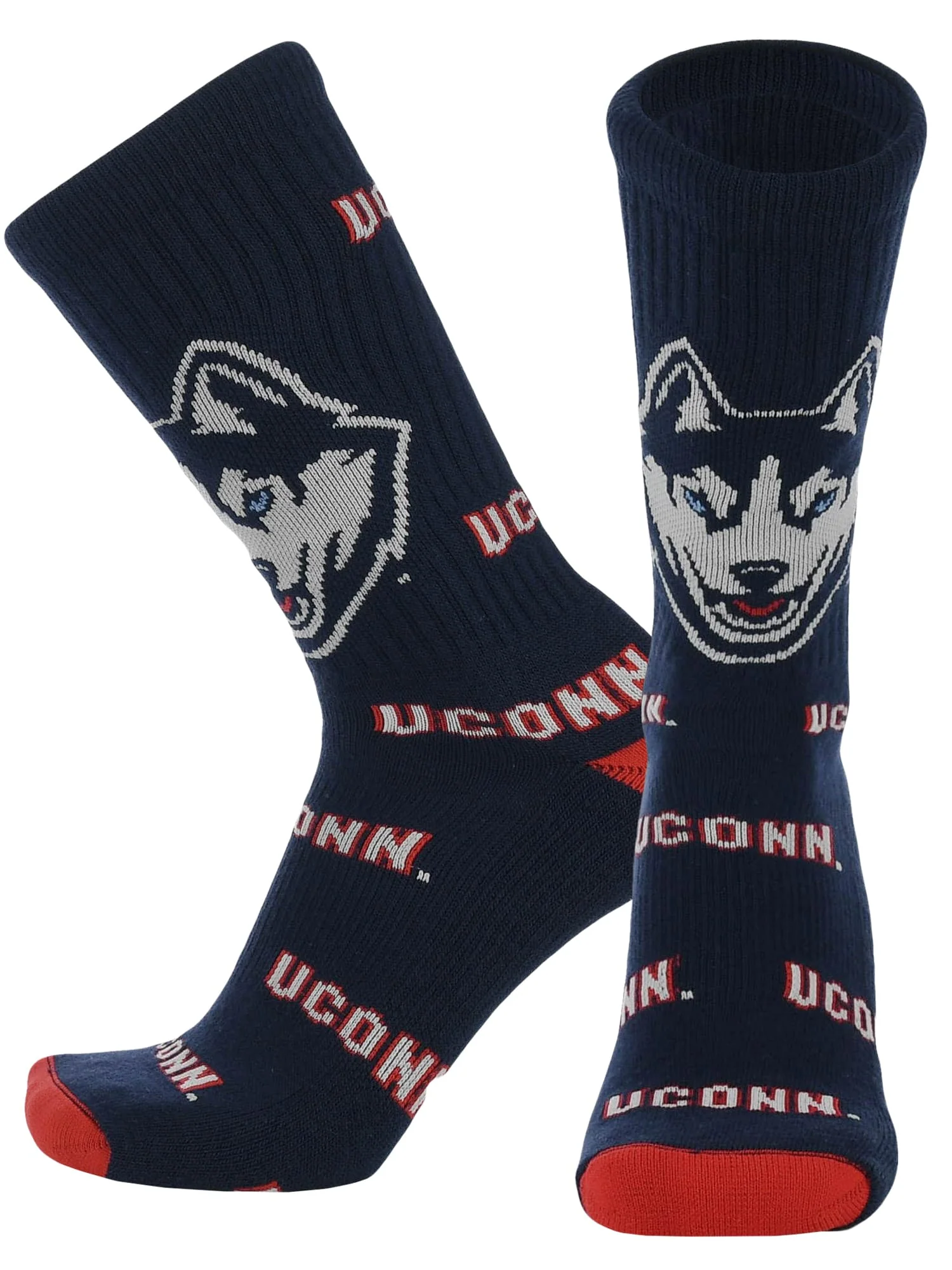 UConn Huskies Mayhem Crew Socks