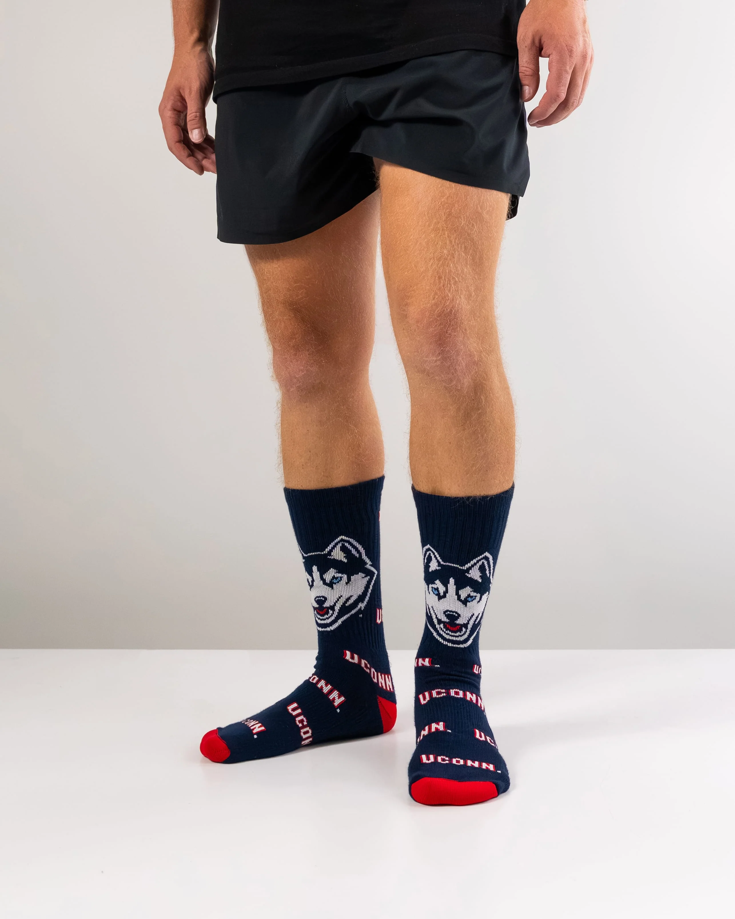 UConn Huskies Mayhem Crew Socks - Image 4