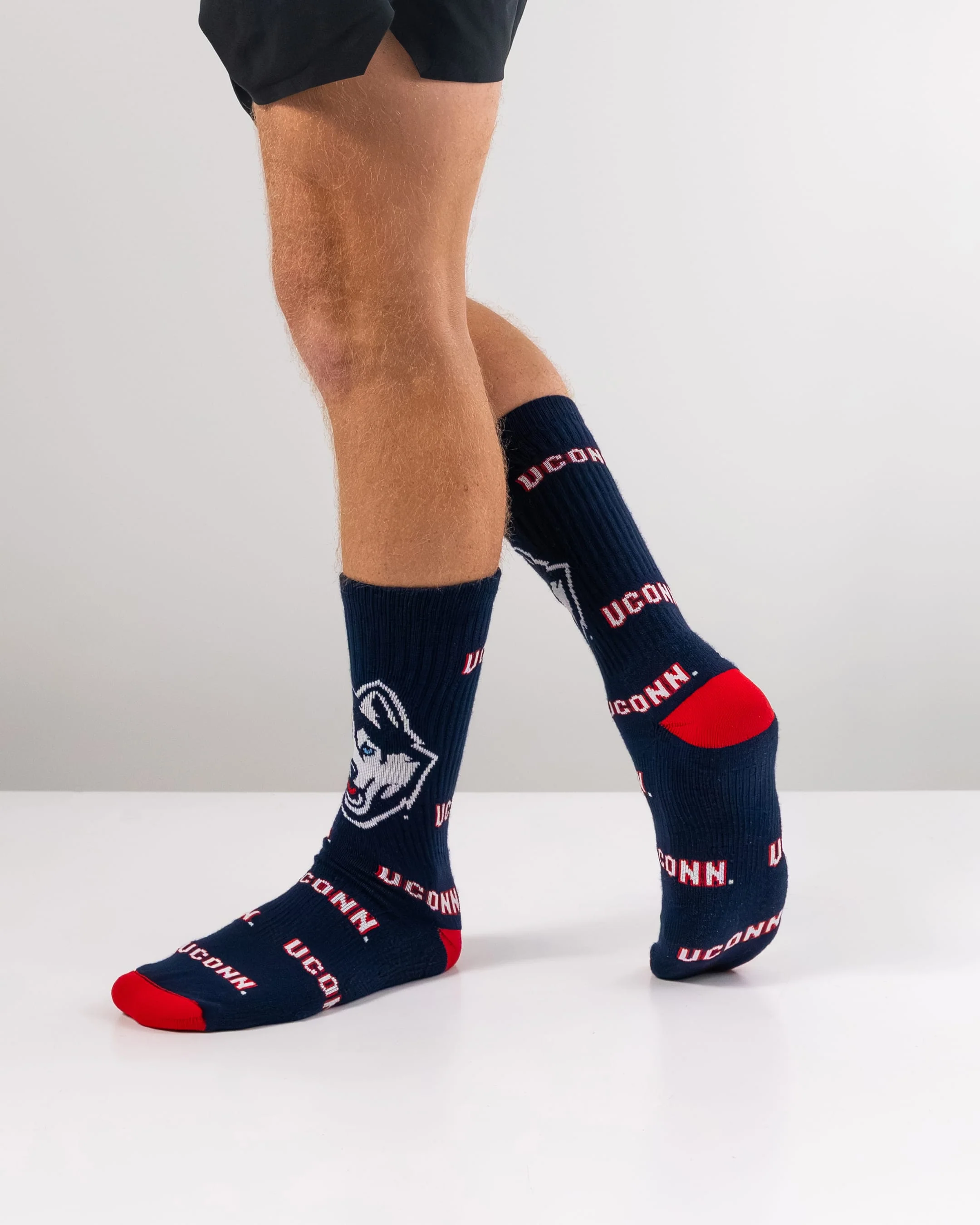 UConn Huskies Mayhem Crew Socks - Image 5