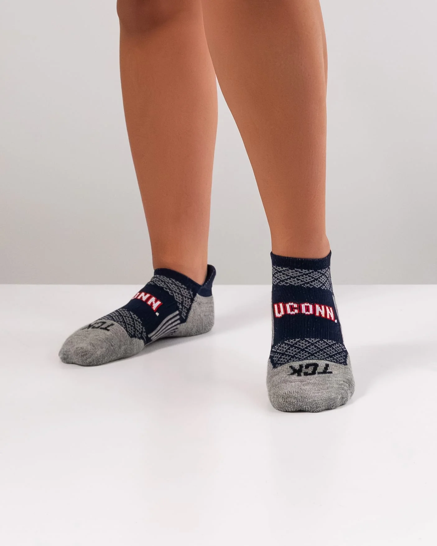 UConn Huskies No Show Tour Socks - Image 4