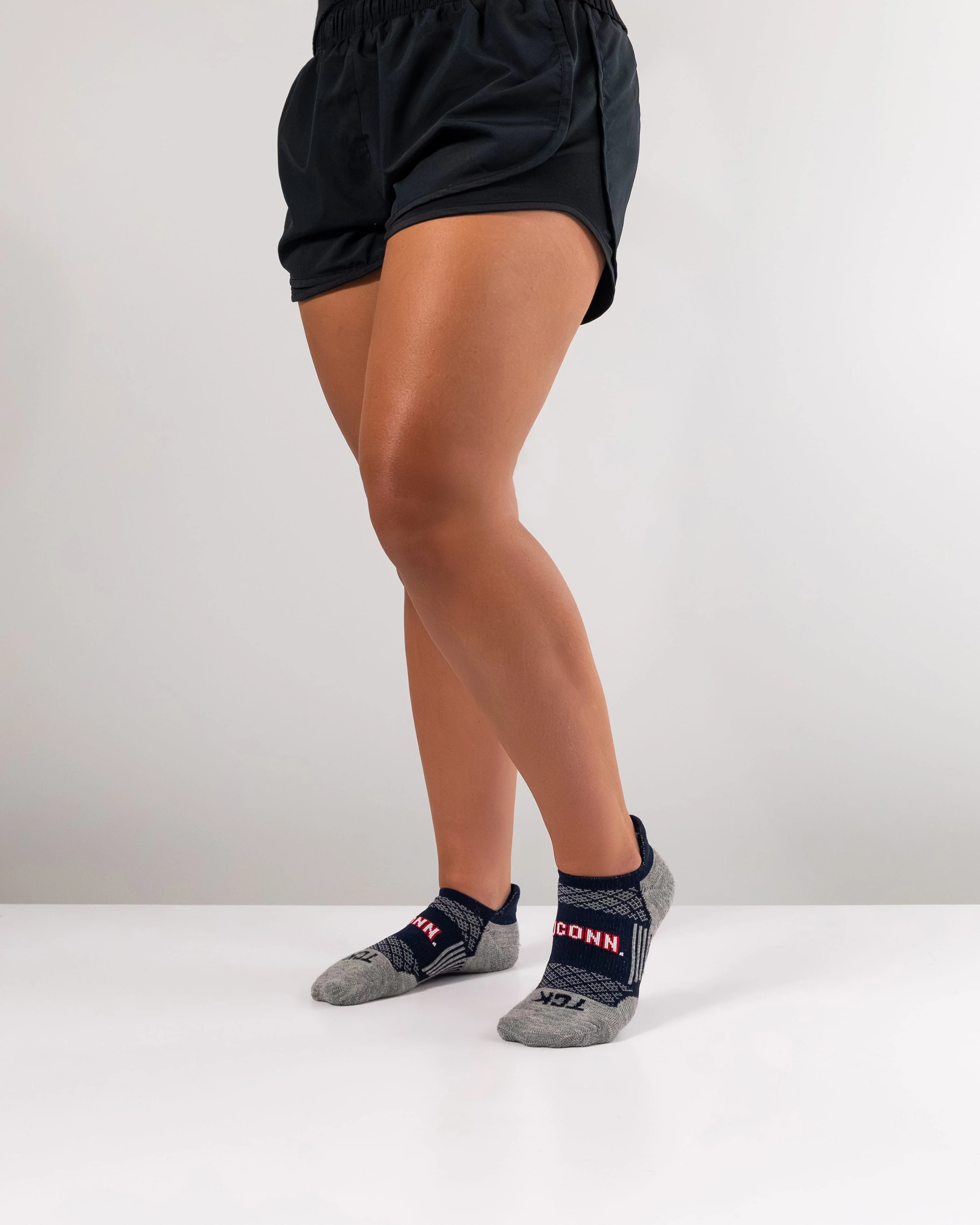 UConn Huskies No Show Tour Socks - Image 5