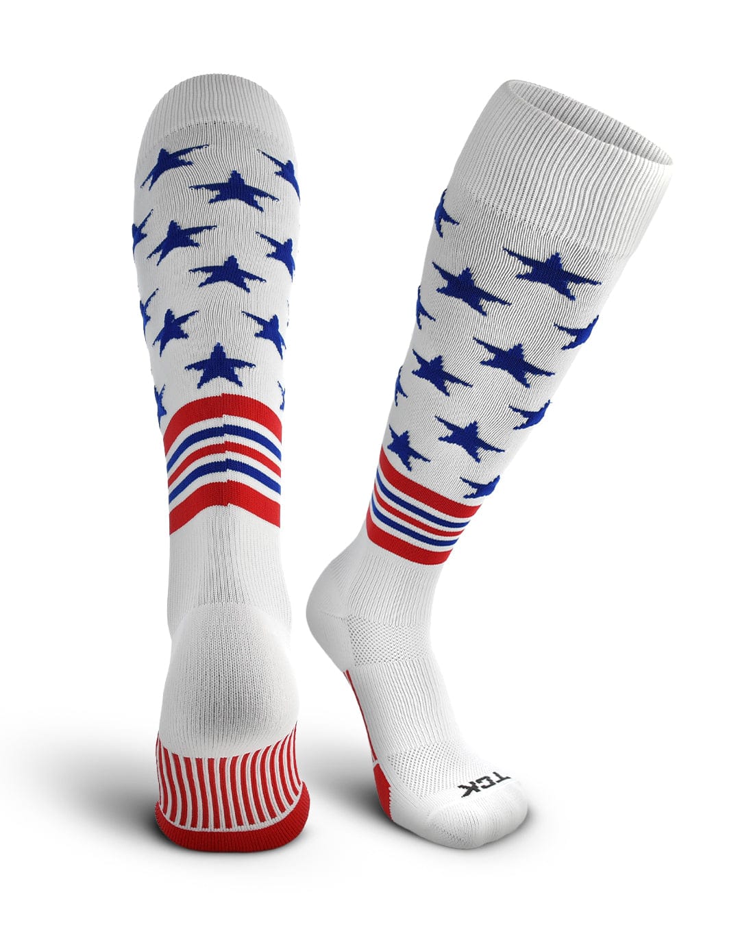 TCK Freedom Dugout USA Made Stars & Stripes OTC Socks - Image 7
