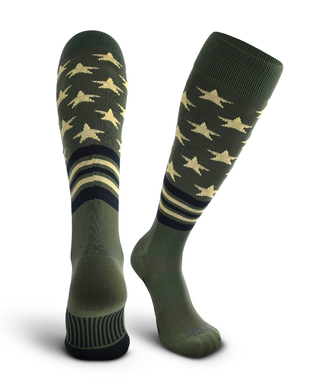 TCK Freedom Dugout USA Made Stars & Stripes OTC Socks - Image 8