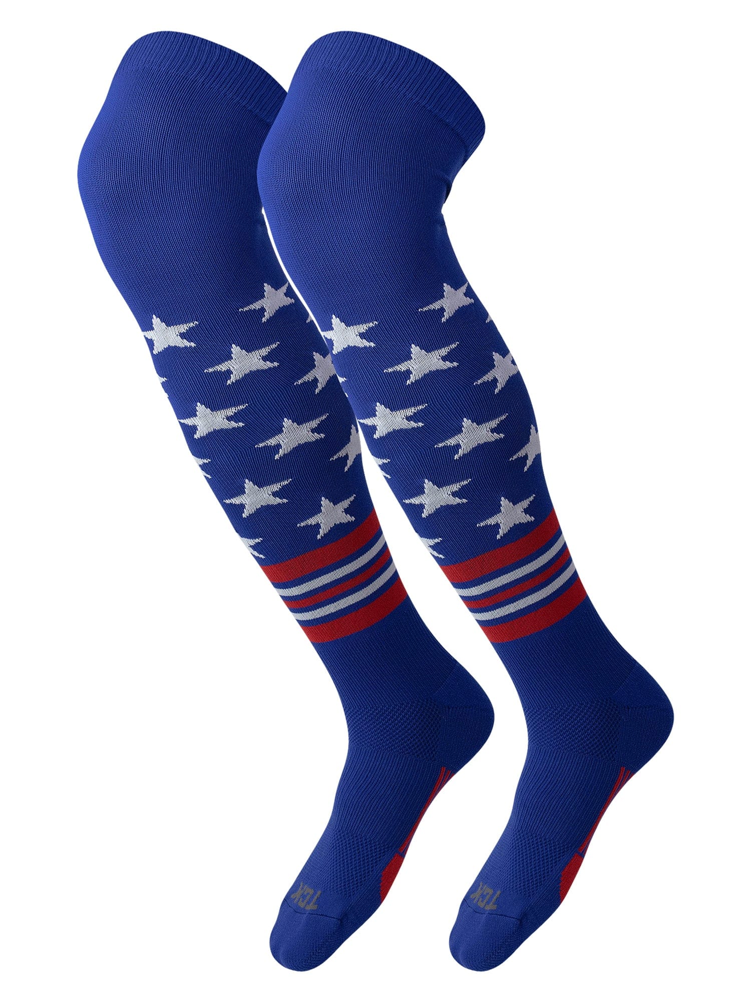 TCK Freedom Dugout USA Made Stars & Stripes OTK Socks - Image 6