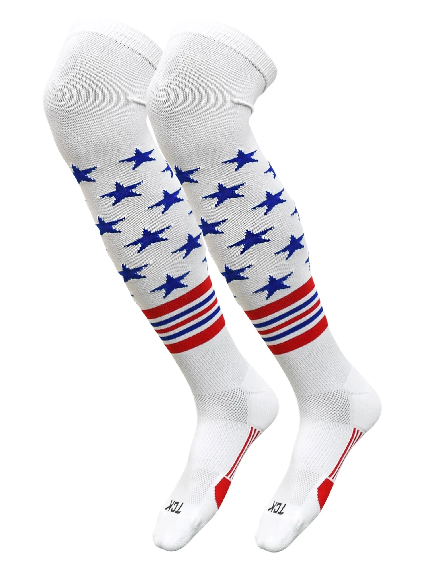 TCK Freedom Dugout USA Made Stars & Stripes OTK Socks - Image 7