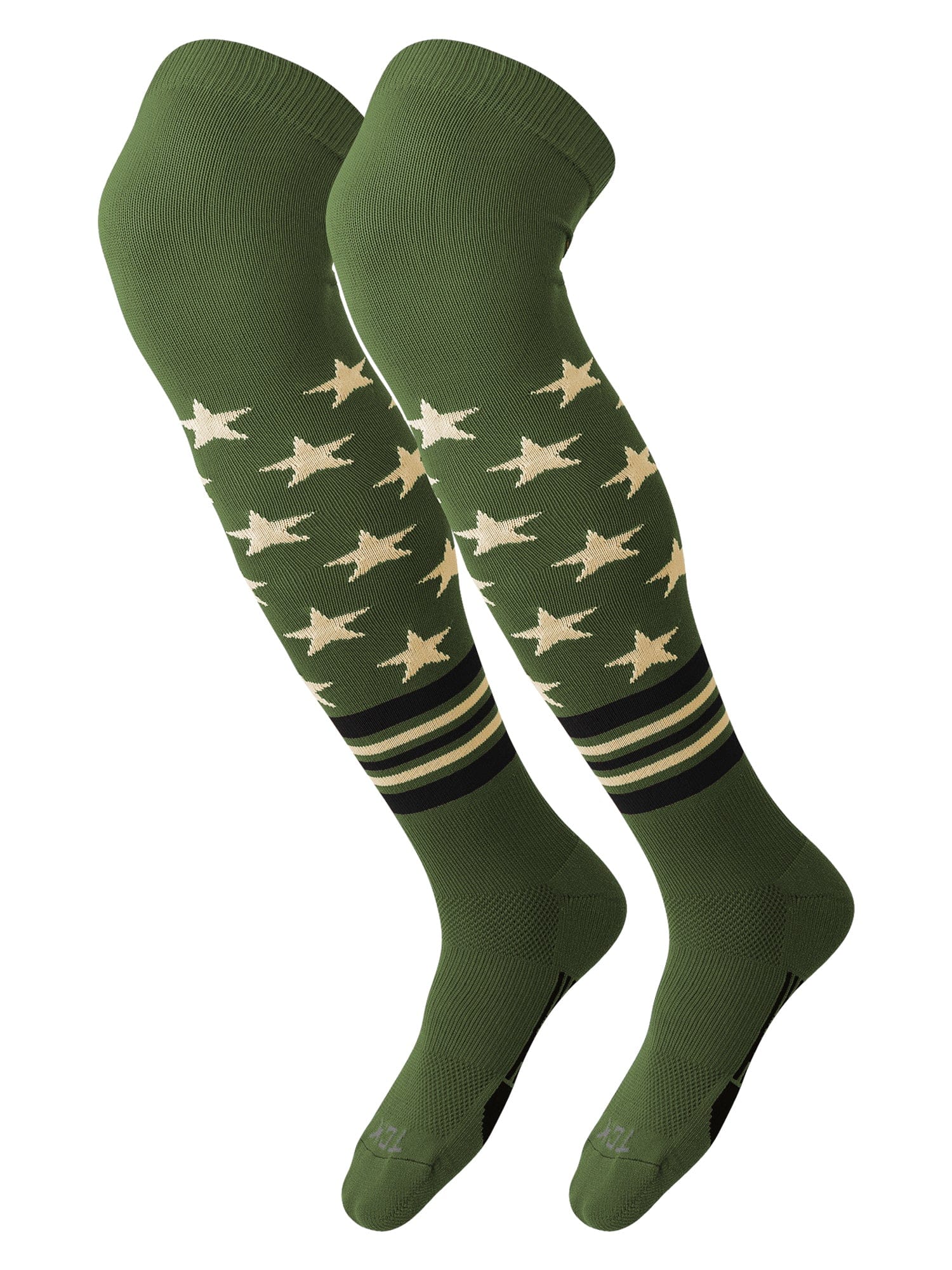 TCK Freedom Dugout USA Made Stars & Stripes OTK Socks - Image 8