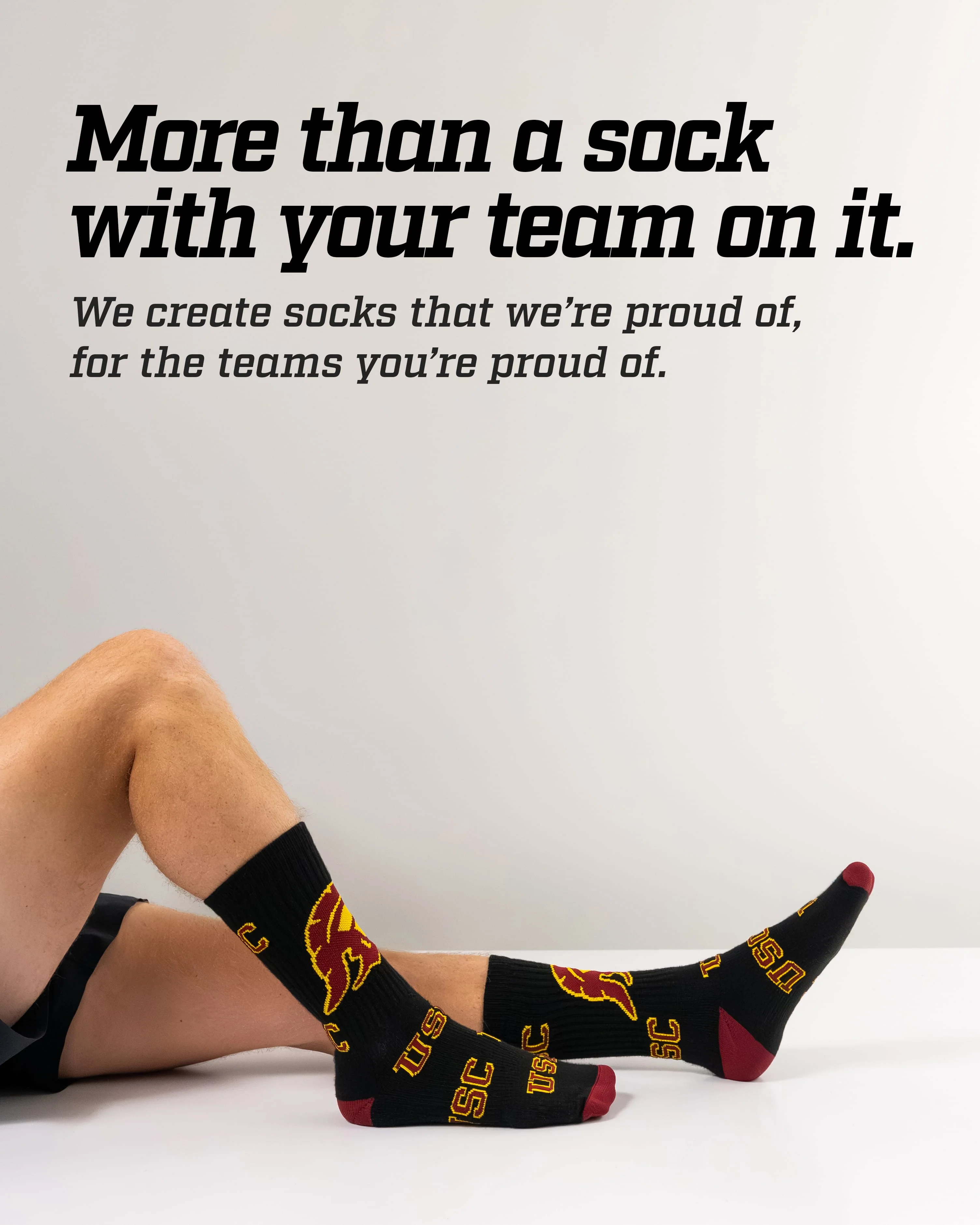 USC Trojans Mayhem Crew Socks - Image 3