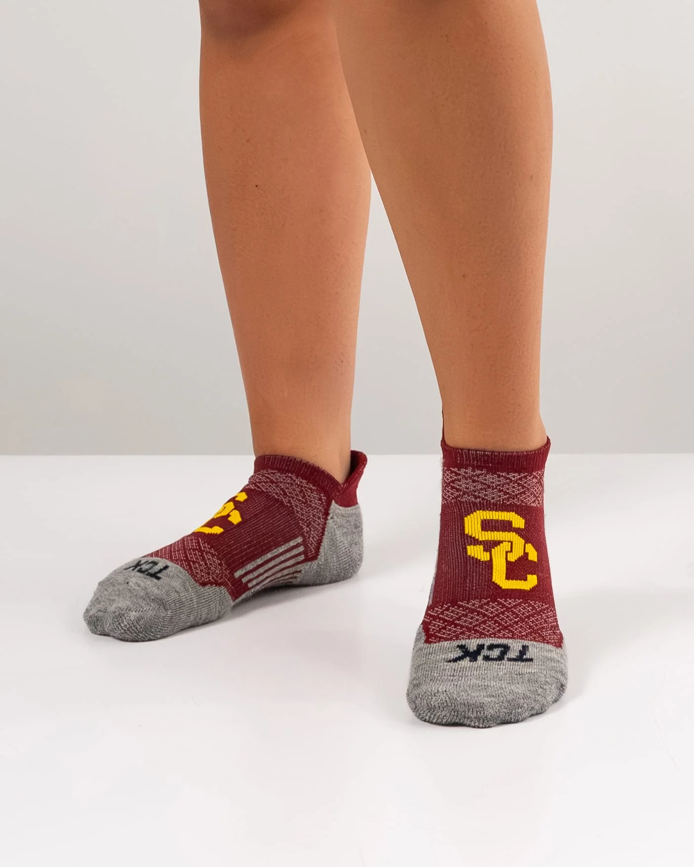 USC Trojans No Show Tour Socks - Image 4