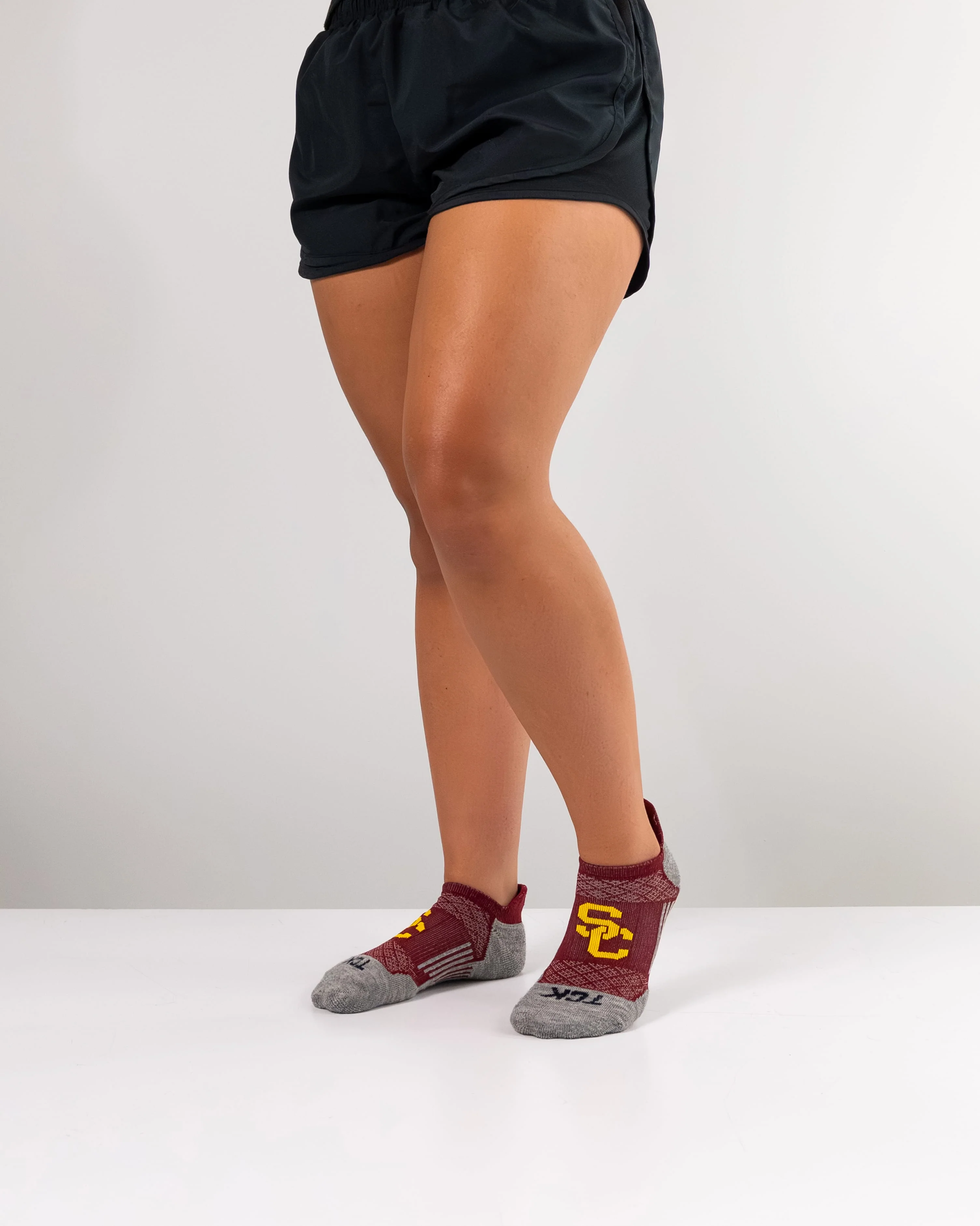 USC Trojans No Show Tour Socks - Image 5