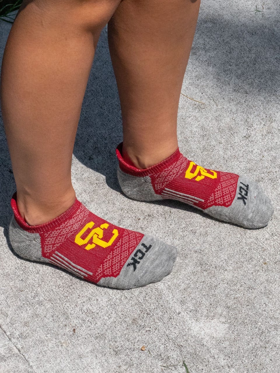 USC Trojans No Show Tour Socks - Image 6
