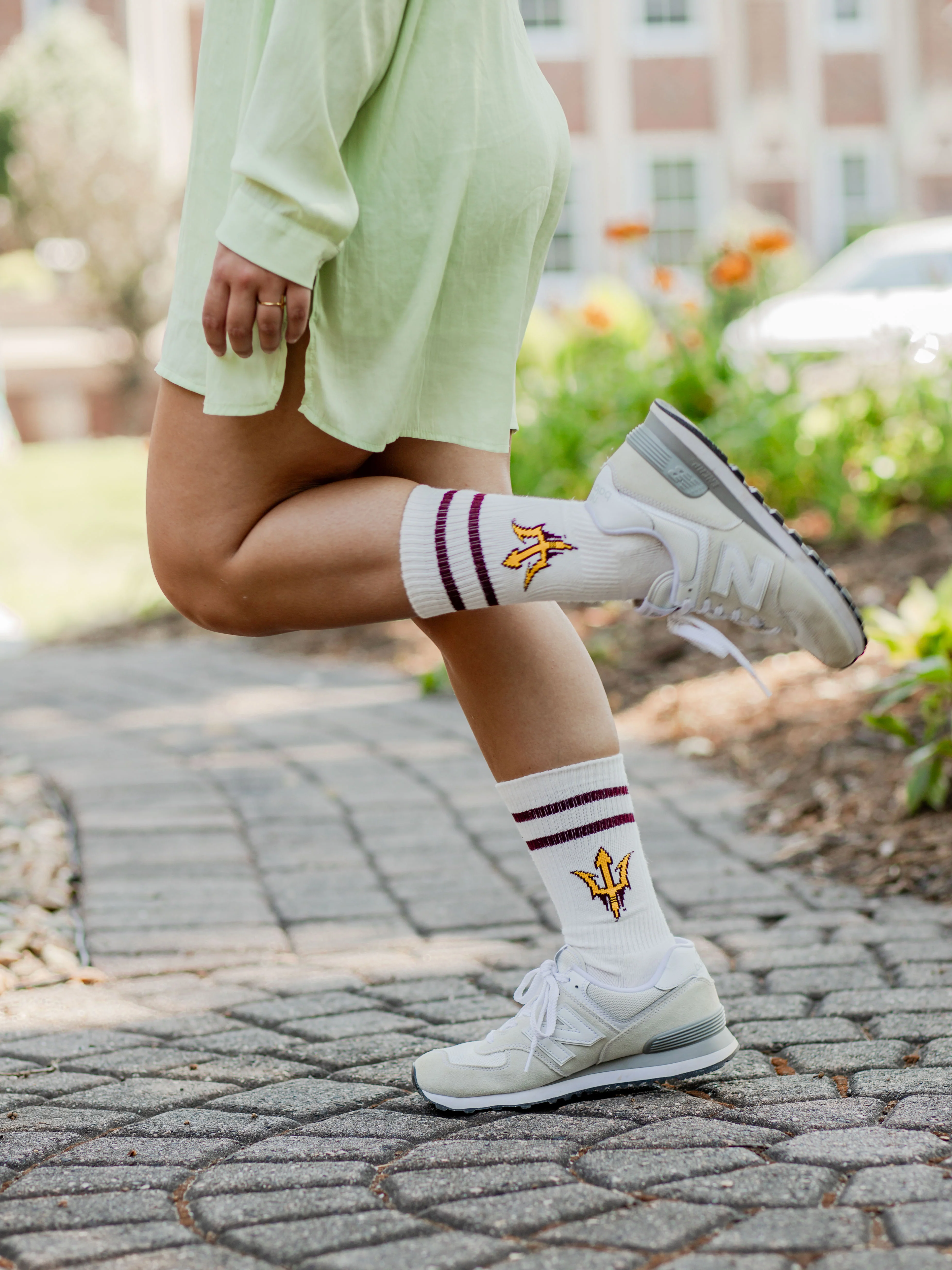 Vintage Arizona State Sun Devils Socks NCAA Socks For Men and Womens Soft Cotton Sock - Image 6