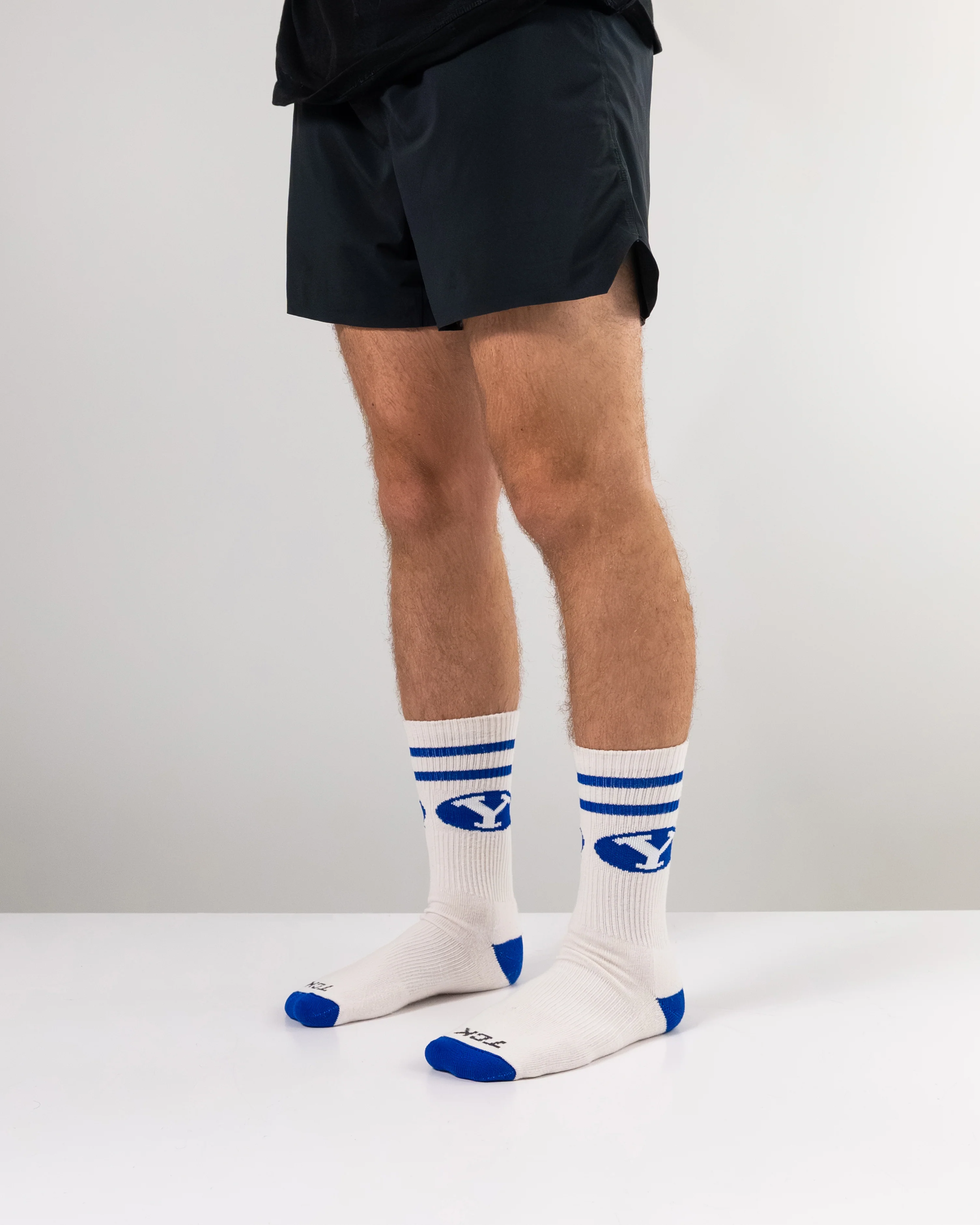 Vintage BYU Cougars Socks NCAA Socks For Men and Womens Soft Cotton Sock - Image 5
