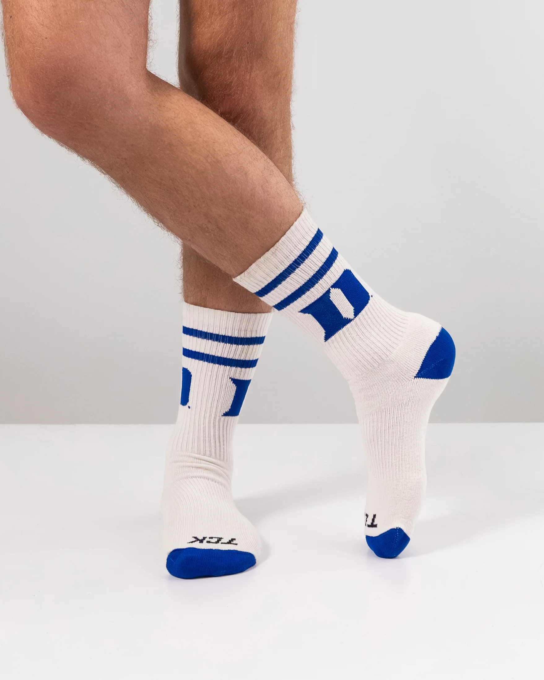 Vintage Duke Blue Devils Socks NCAA Socks For Men and Womens Soft Cotton Sock - Image 3