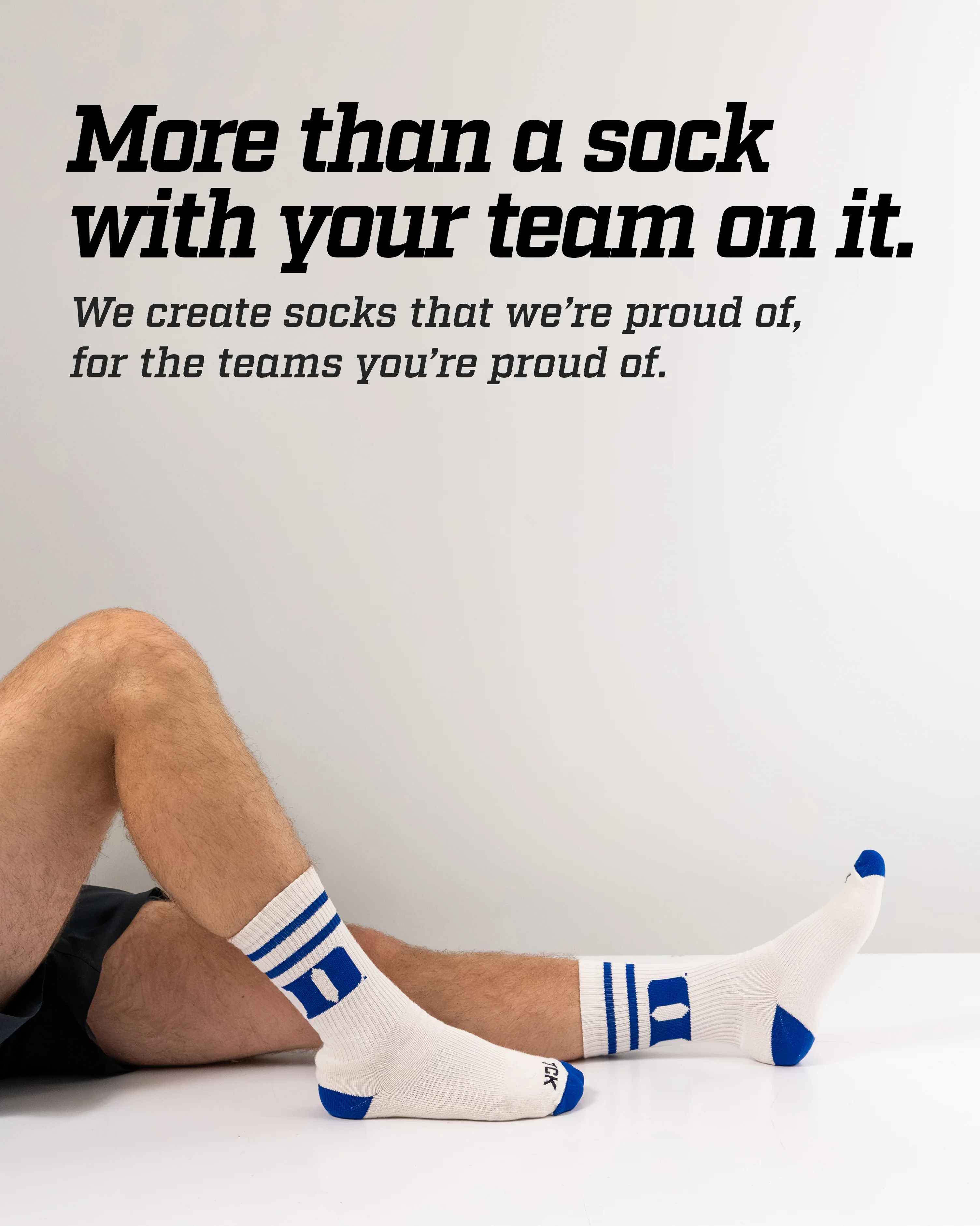 Vintage Duke Blue Devils Socks NCAA Socks For Men and Womens Soft Cotton Sock - Image 4