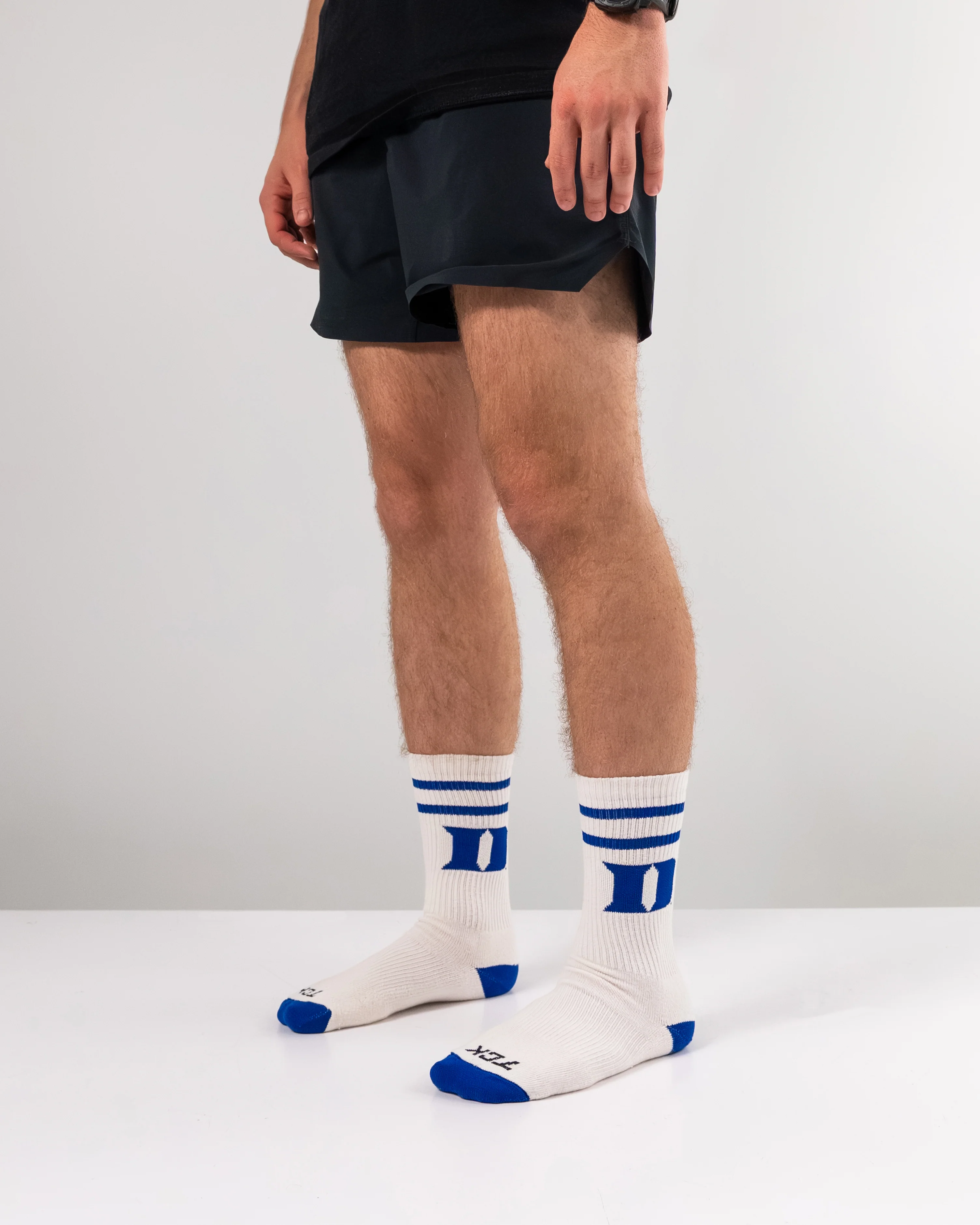 Vintage Duke Blue Devils Socks NCAA Socks For Men and Womens Soft Cotton Sock - Image 5