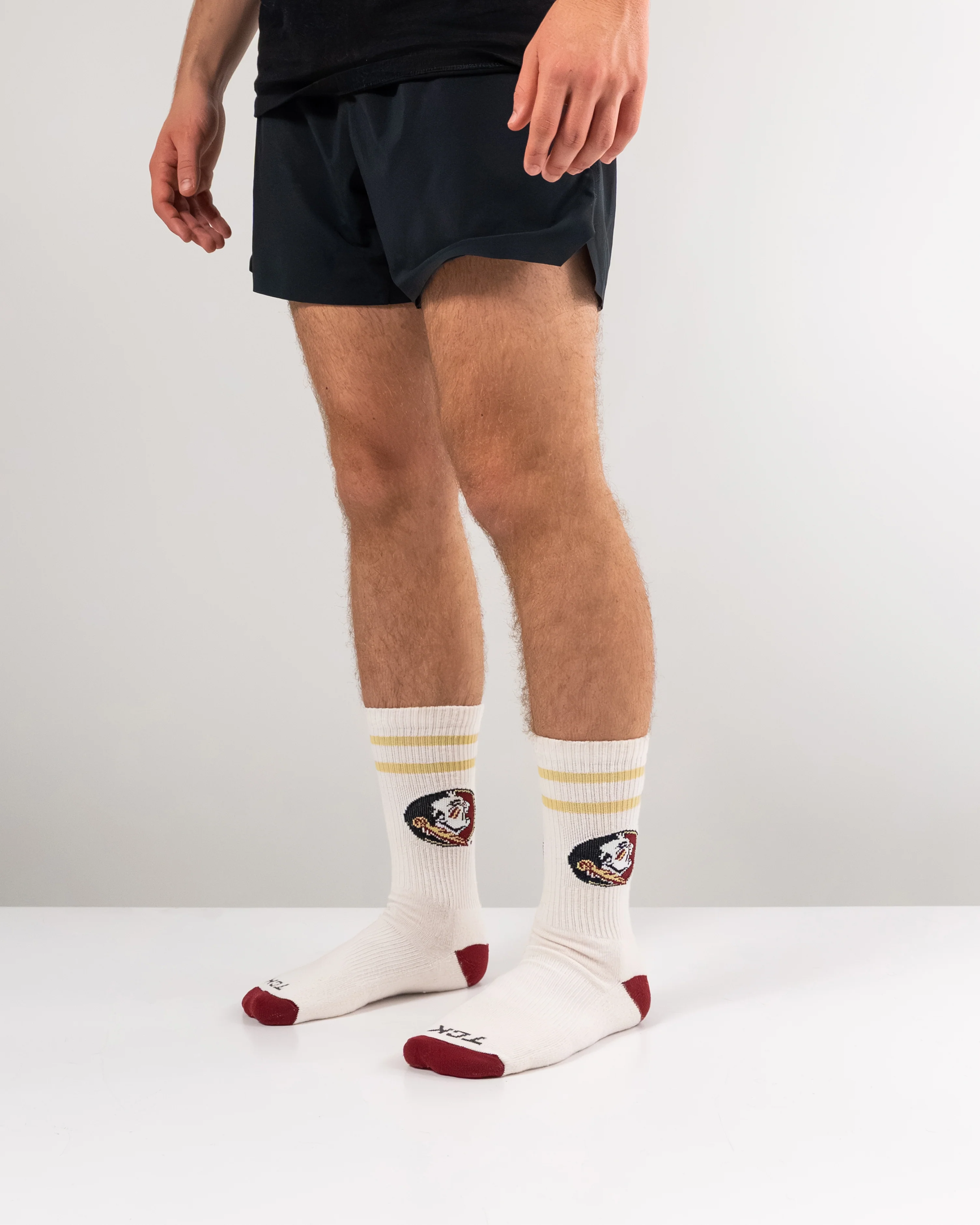 Vintage Florida State Seminoles Socks NCAA Socks For Men and Womens Soft Cotton Sock - Image 5