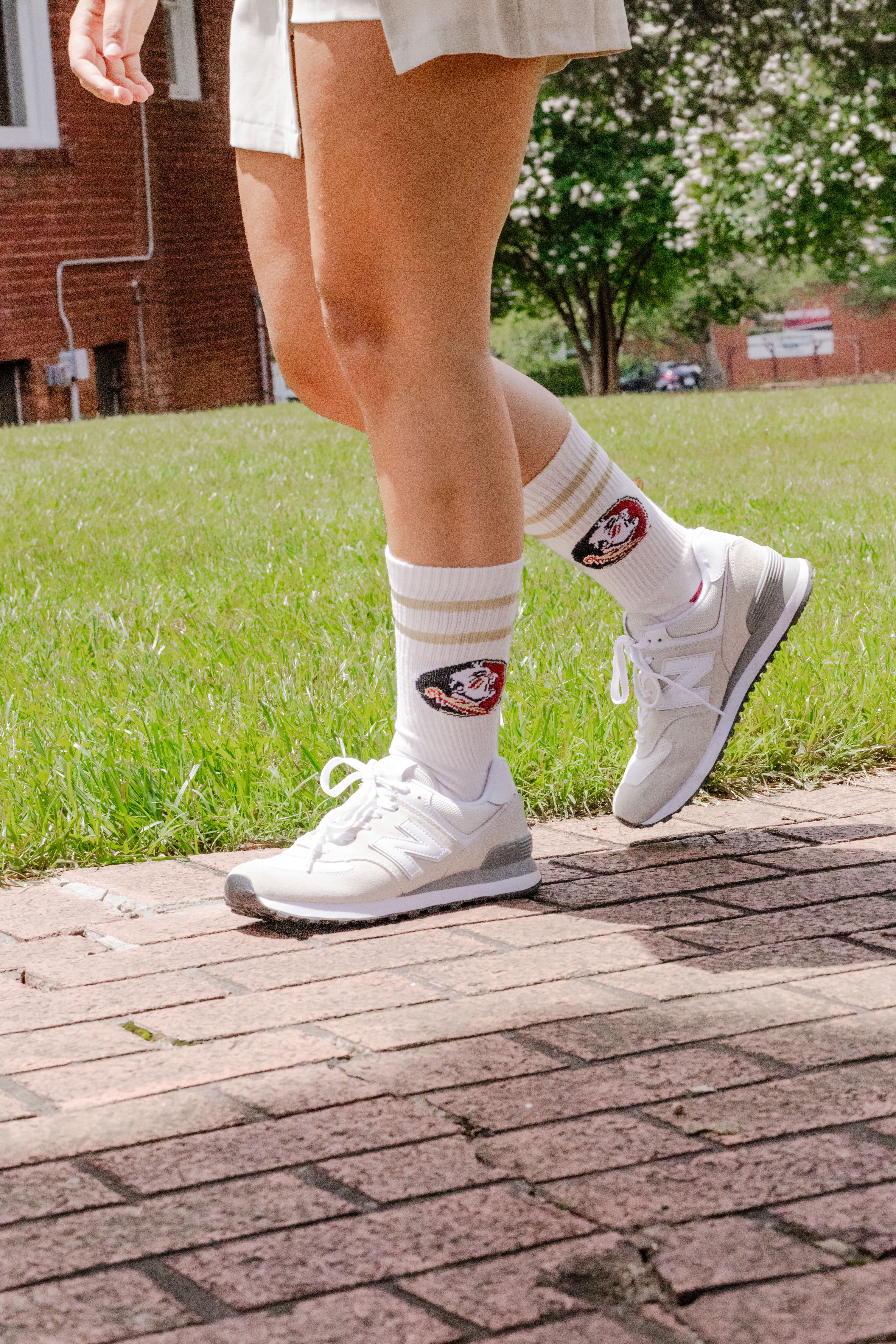 Vintage Florida State Seminoles Socks NCAA Socks For Men and Womens Soft Cotton Sock - Image 6