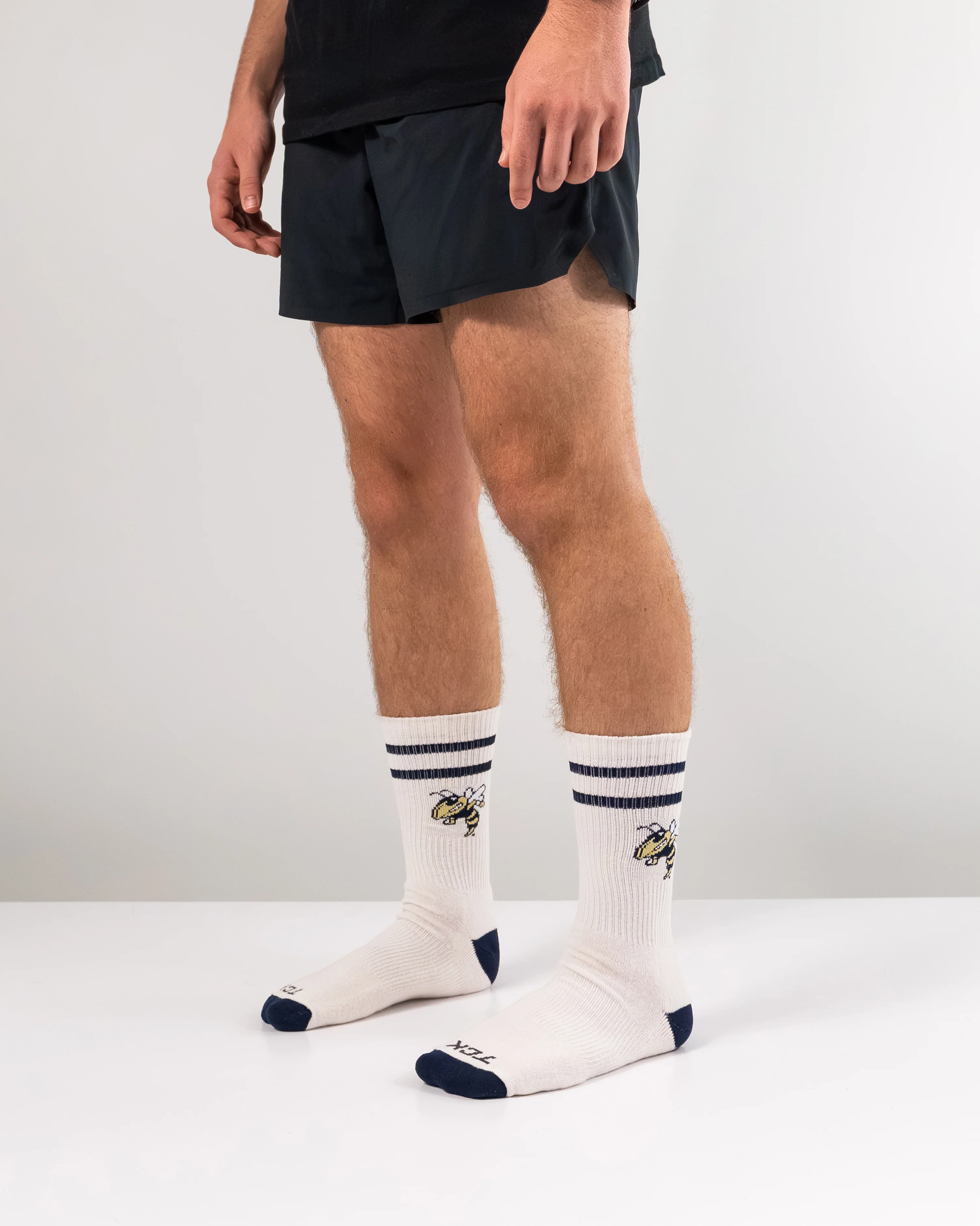 Vintage Georgia Tech Yellow Jackets Socks NCAA Socks For Men and Womens Soft Cotton Sock - Image 5