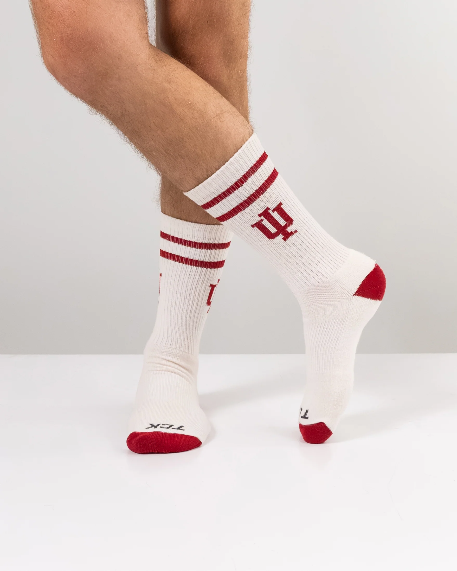 Vintage Indiana Hoosiers Socks NCAA Socks For Men and Womens Soft Cotton Sock - Image 3