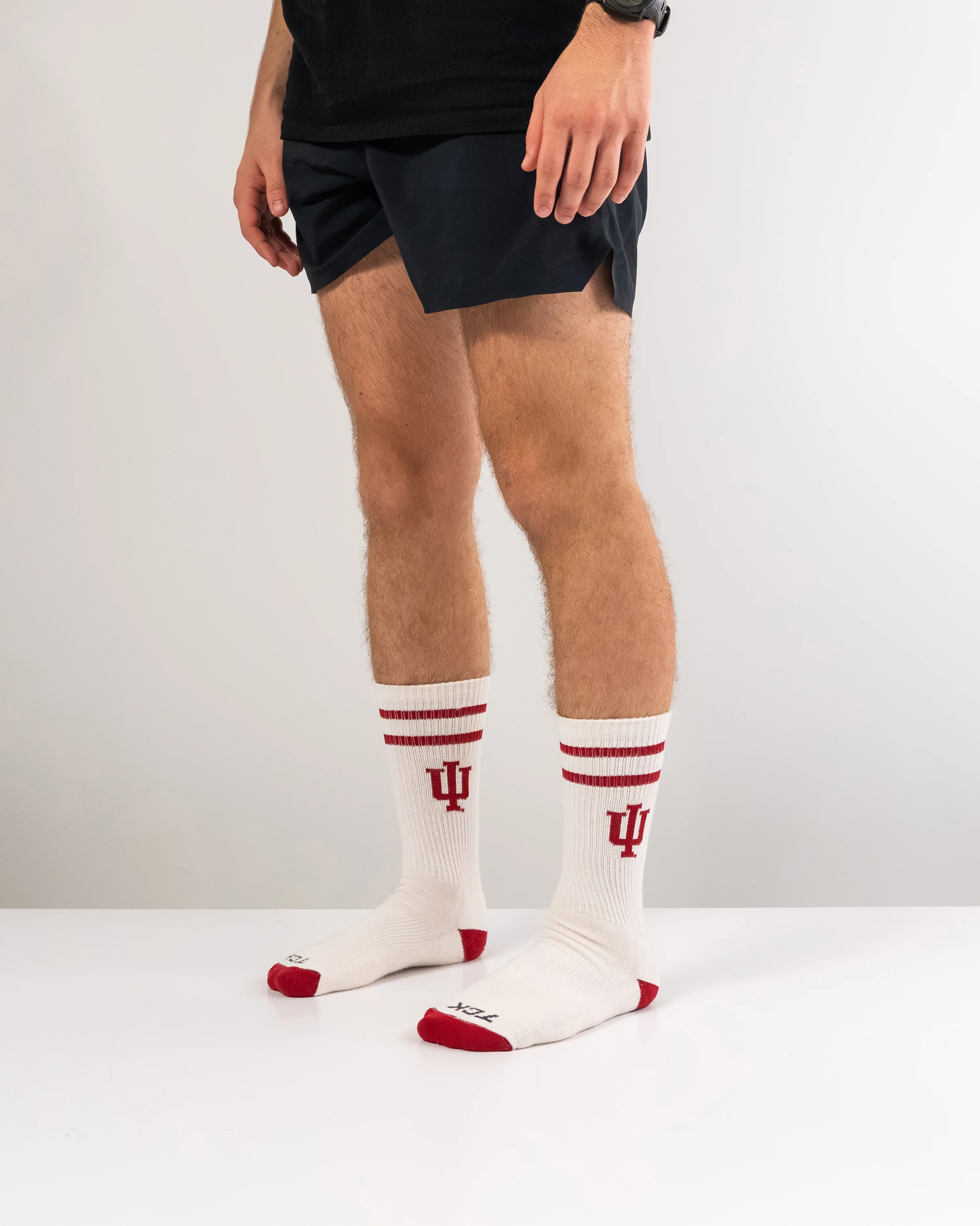 Vintage Indiana Hoosiers Socks NCAA Socks For Men and Womens Soft Cotton Sock - Image 5