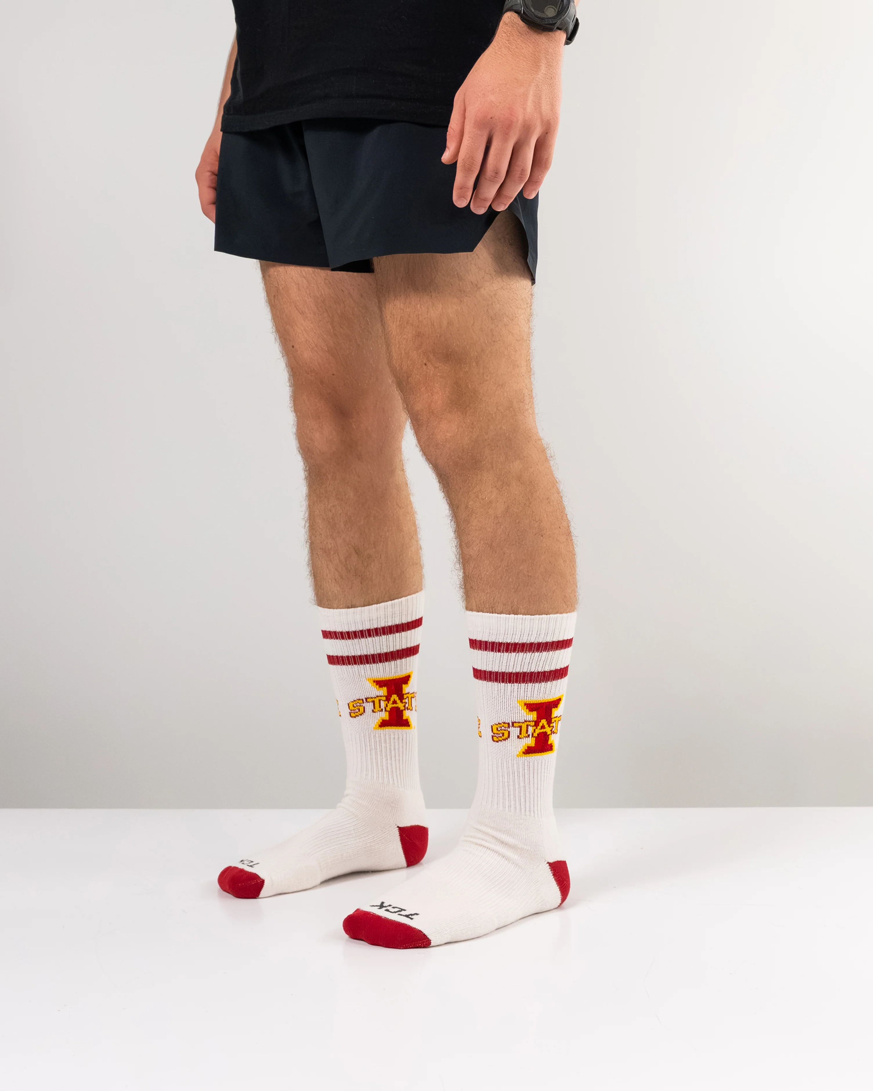 Vintage Iowa State Cyclones Socks NCAA Socks For Men and Womens Soft Cotton Sock - Image 5