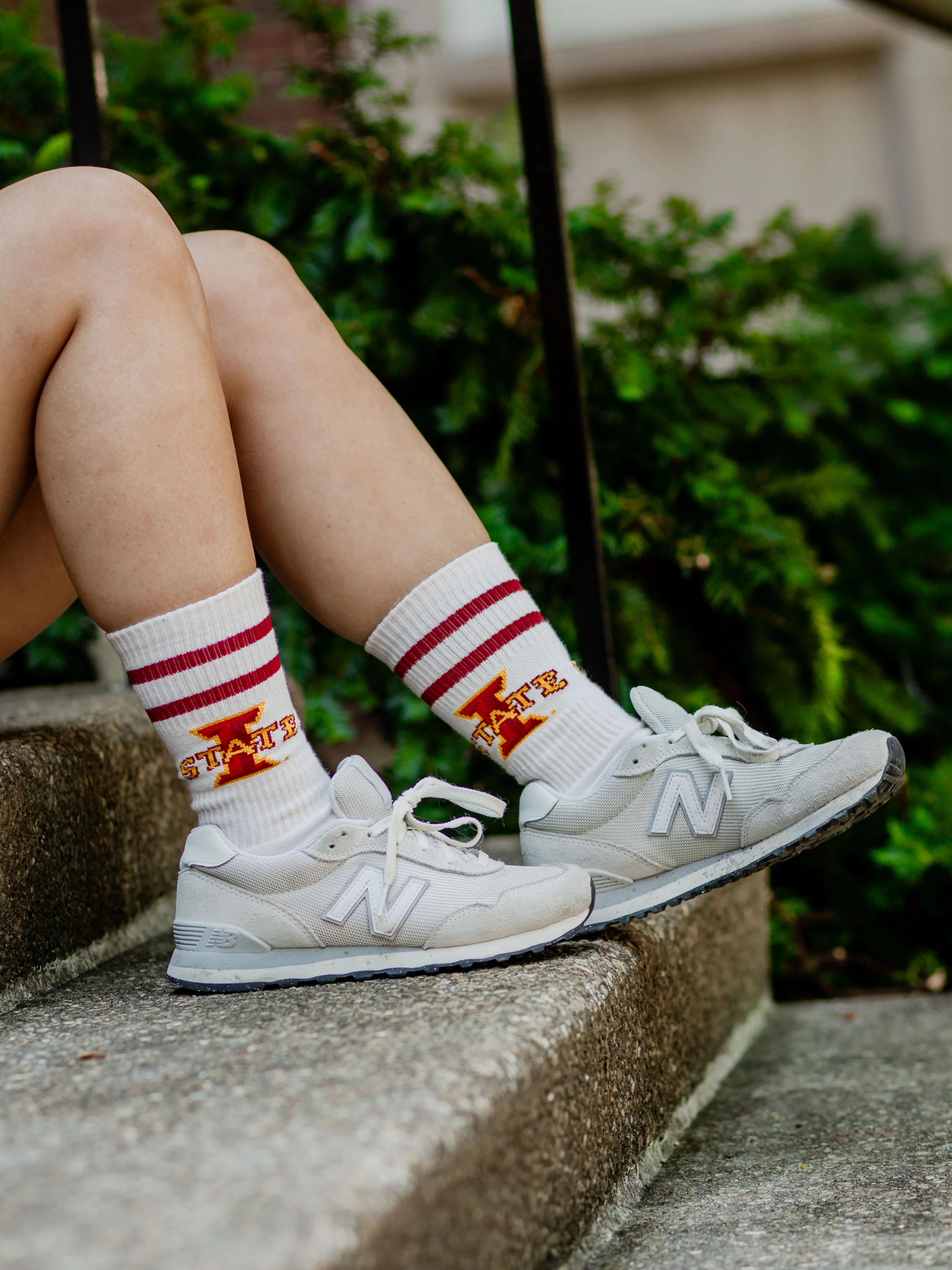 Vintage Iowa State Cyclones Socks NCAA Socks For Men and Womens Soft Cotton Sock - Image 6
