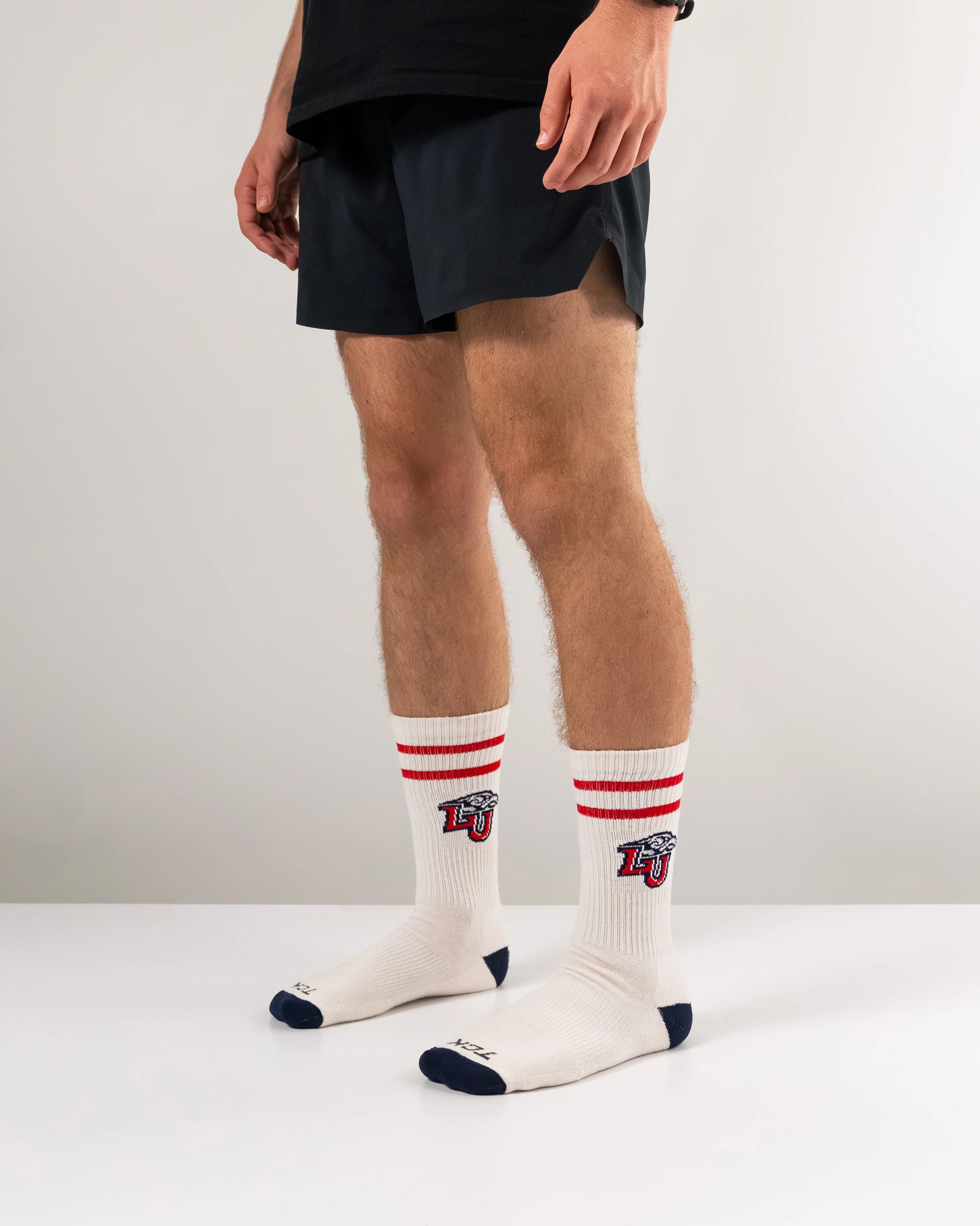 Vintage Liberty Flames Socks NCAA Socks For Men and Womens Soft Cotton Sock - Image 5
