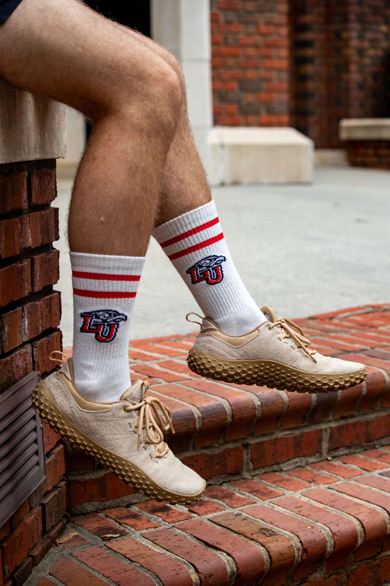 Vintage Liberty Flames Socks NCAA Socks For Men and Womens Soft Cotton Sock - Image 6